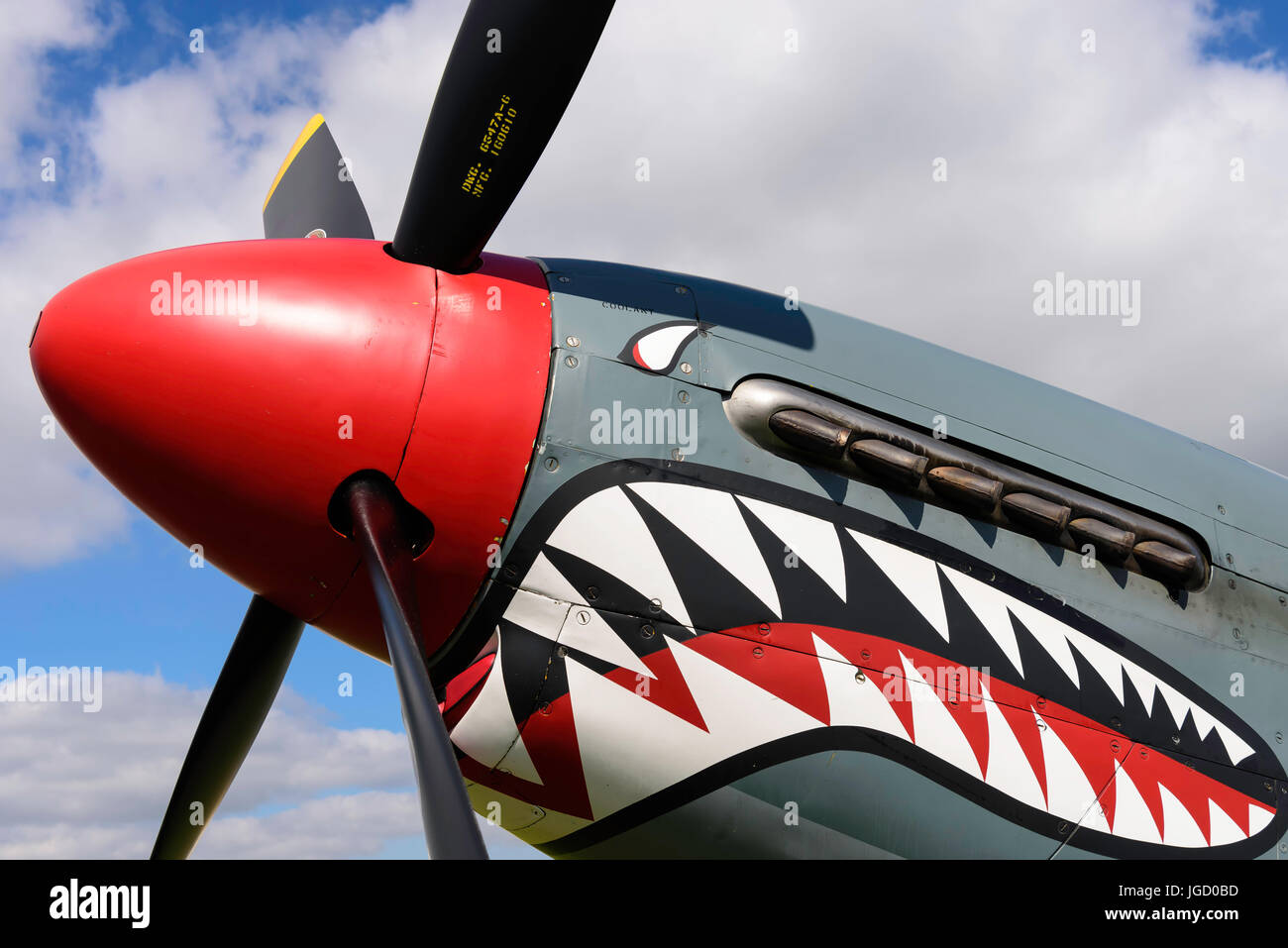Plane With Shark Mouth