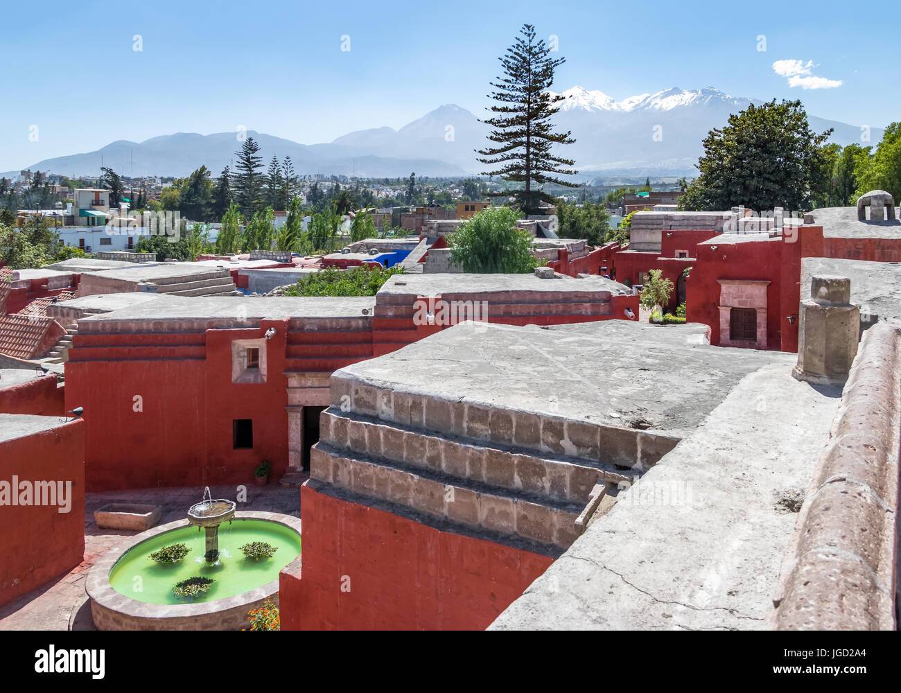 Santa Catalina Monastery - Arequipa, Peru Stock Photo
