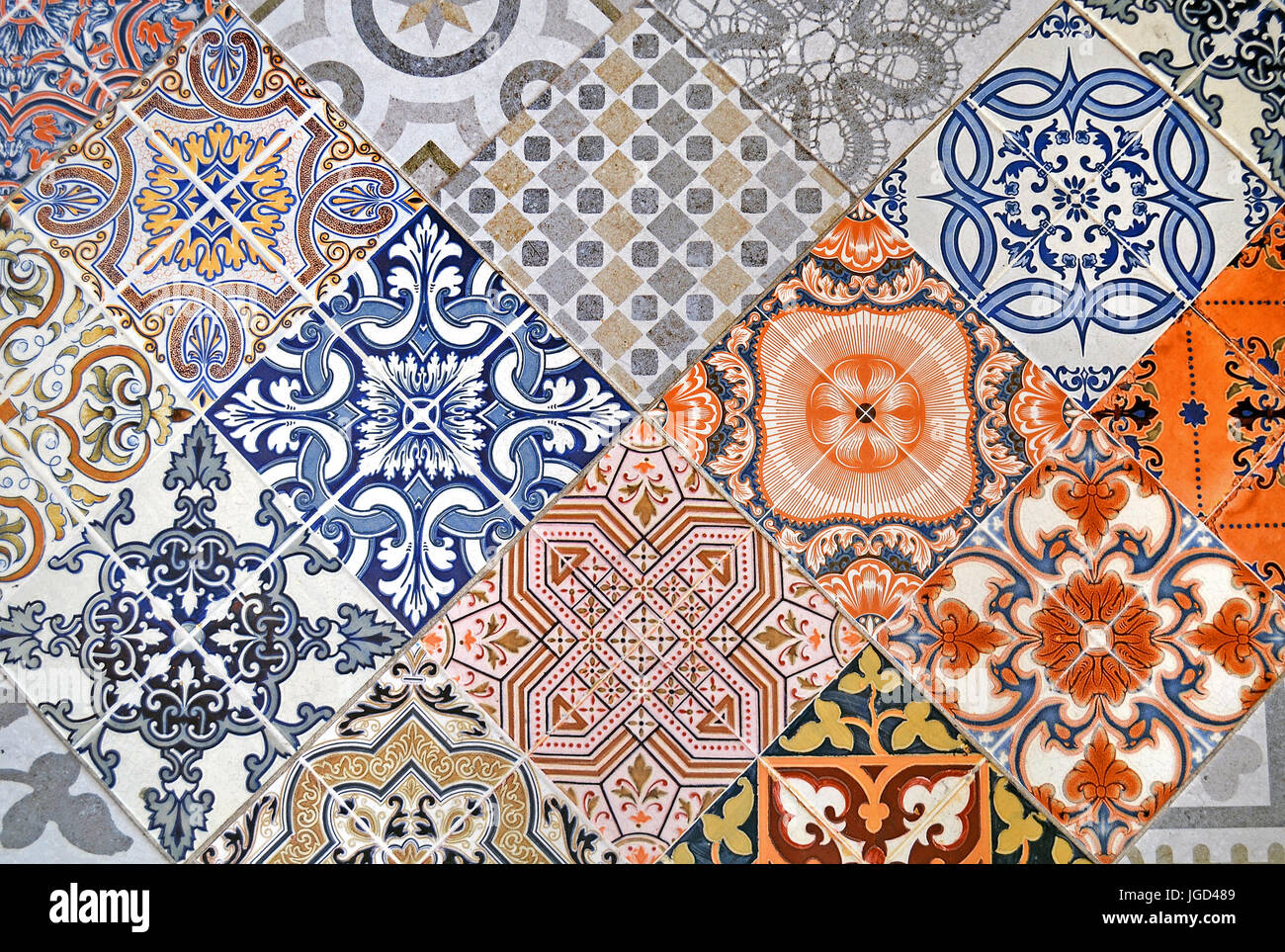 Ornamental tile detail hires stock photography and images Alamy