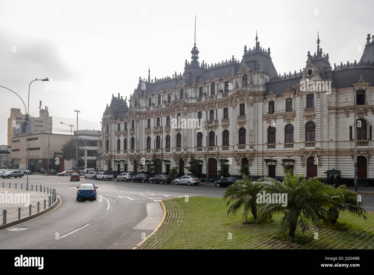 Roosevelt House or RImac Building in downtown Lima city - Lima, Peru Stock Photo