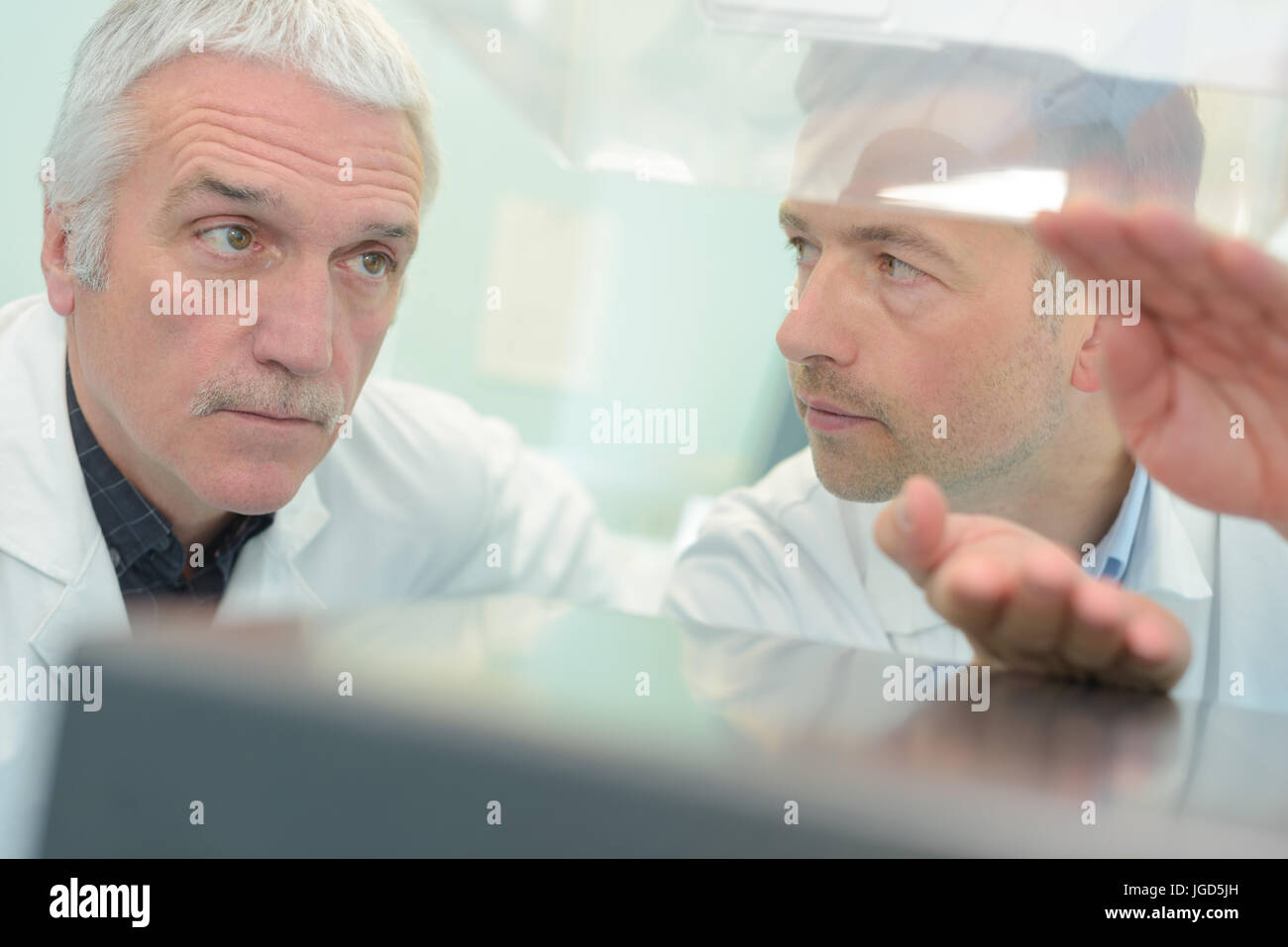 doctor checking medical laryngoscope in emergency room Stock Photo Alamy