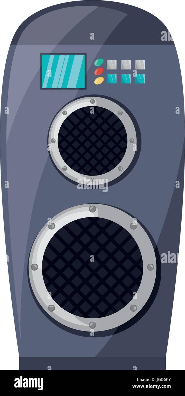 Music speaker isolated icon vector illustration graphic design Stock ...