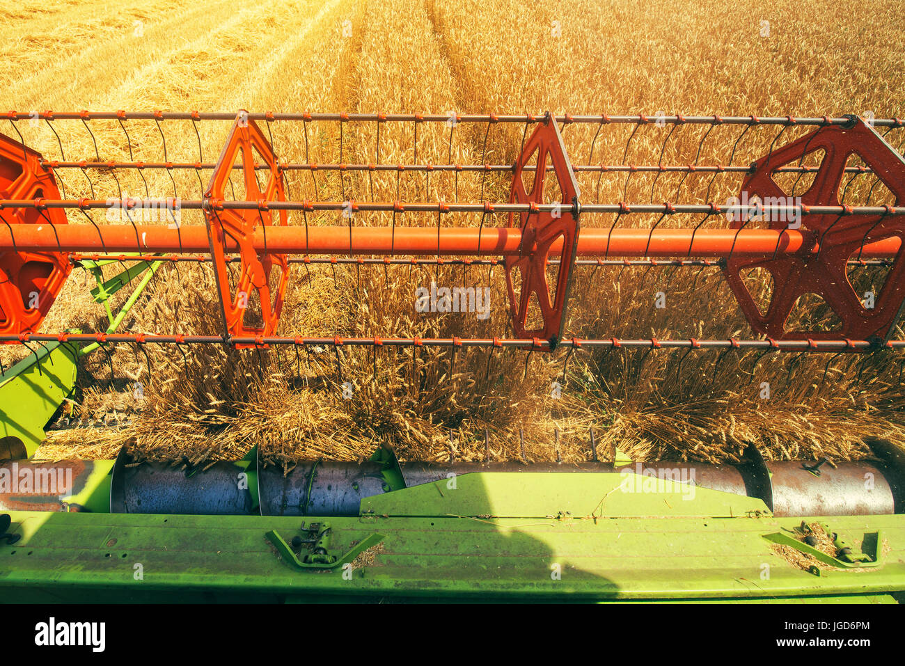 Farmers harvesting wheat hi-res stock photography and images - Alamy
