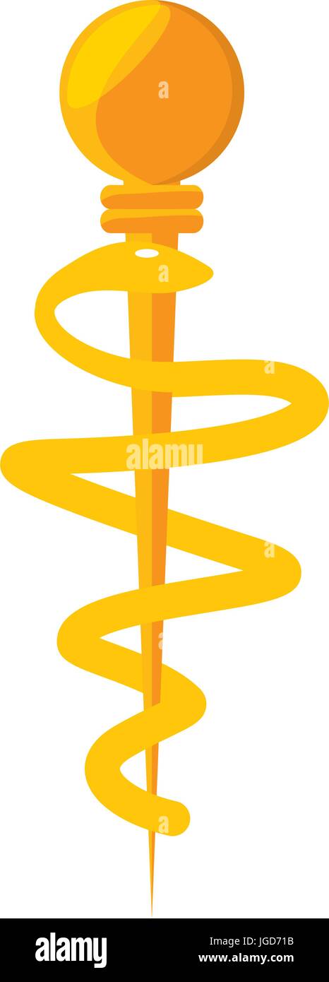 Caduceus medical symbol icon vector illustration graphic design Stock ...