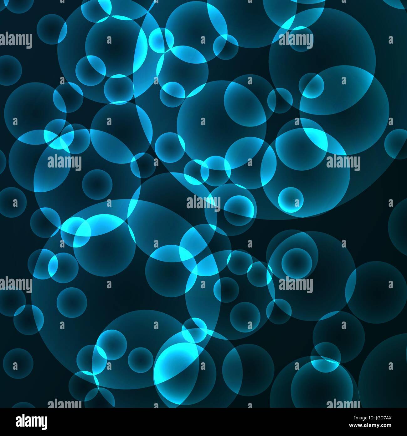 Circles bokeh with blue abstract background, stock vector Stock Vector ...