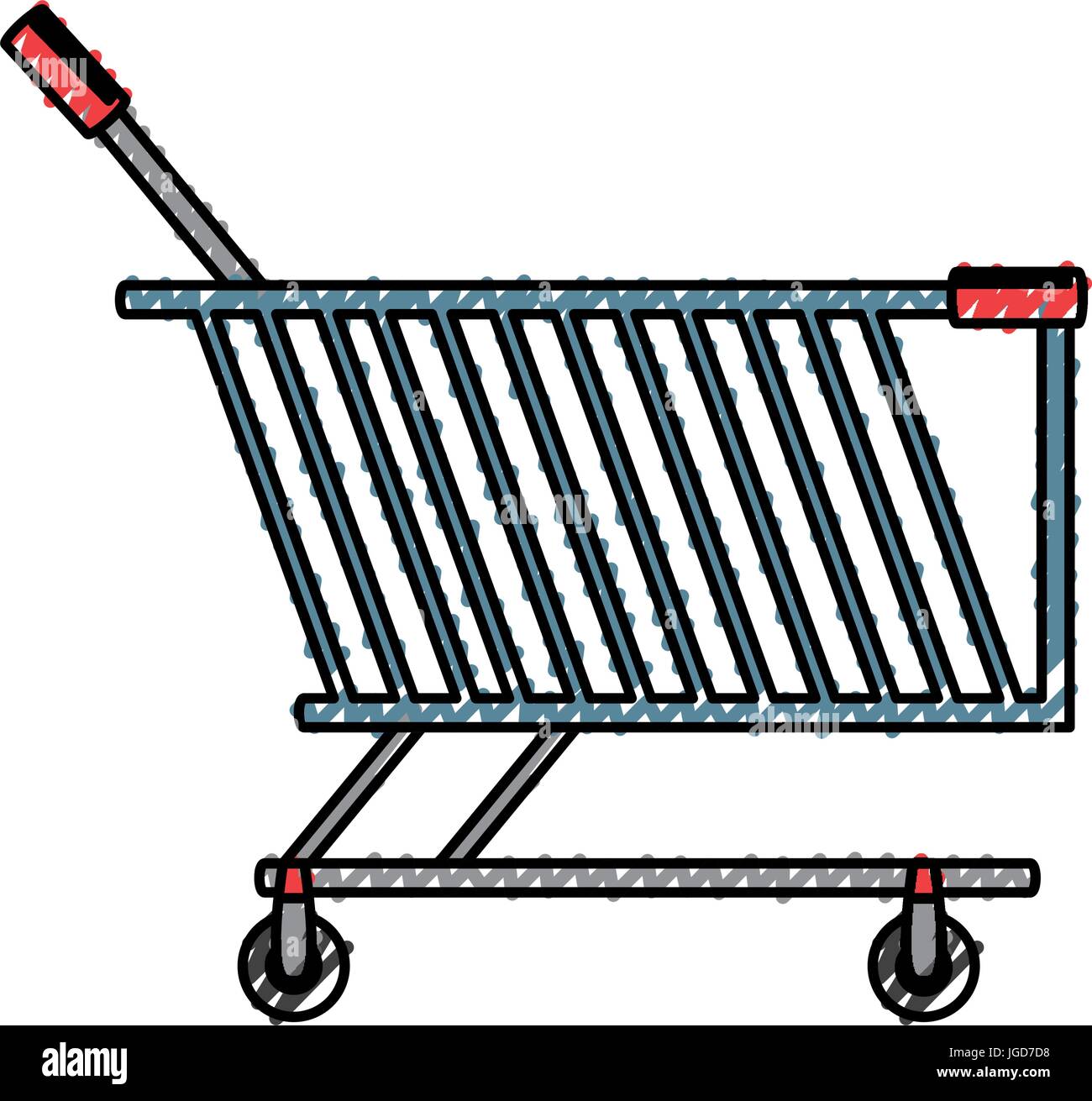 Shopping cart isolated Stock Vector Image & Art - Alamy