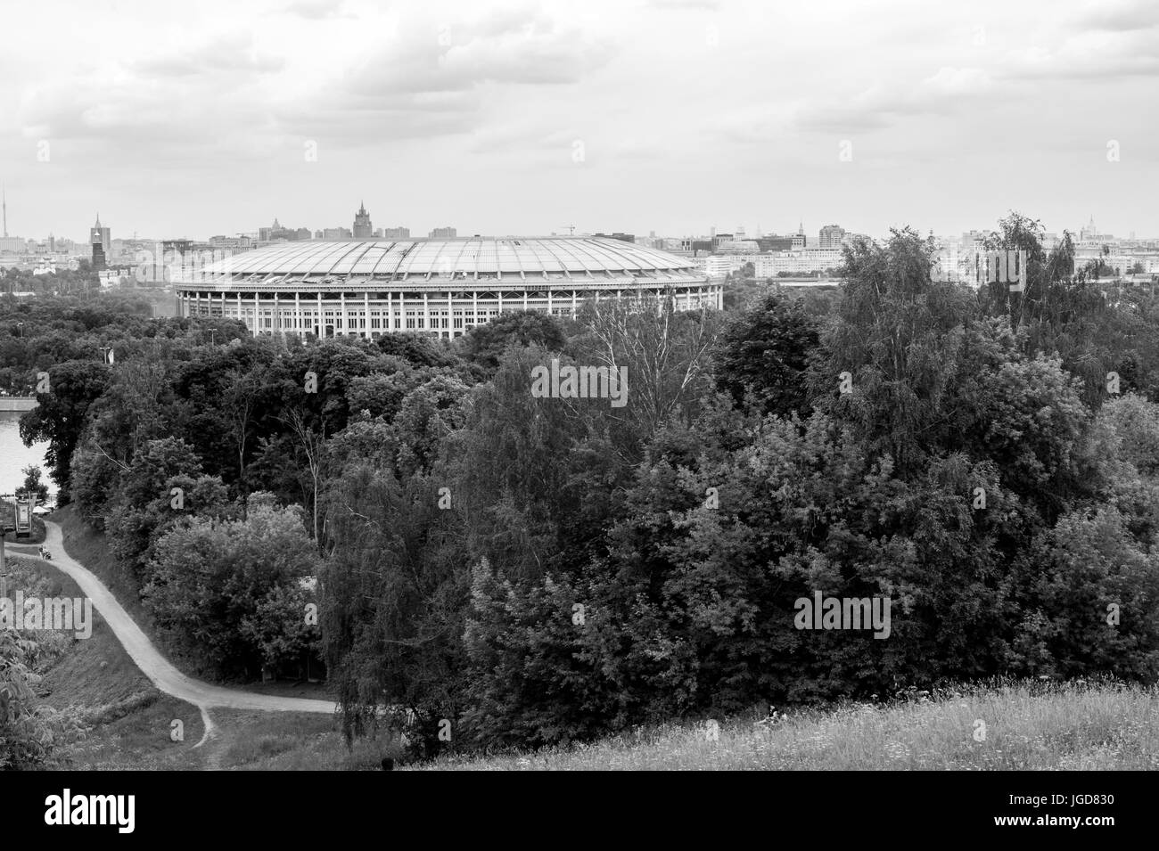 Luzhniki Olympic Sport Complex Stock Photo