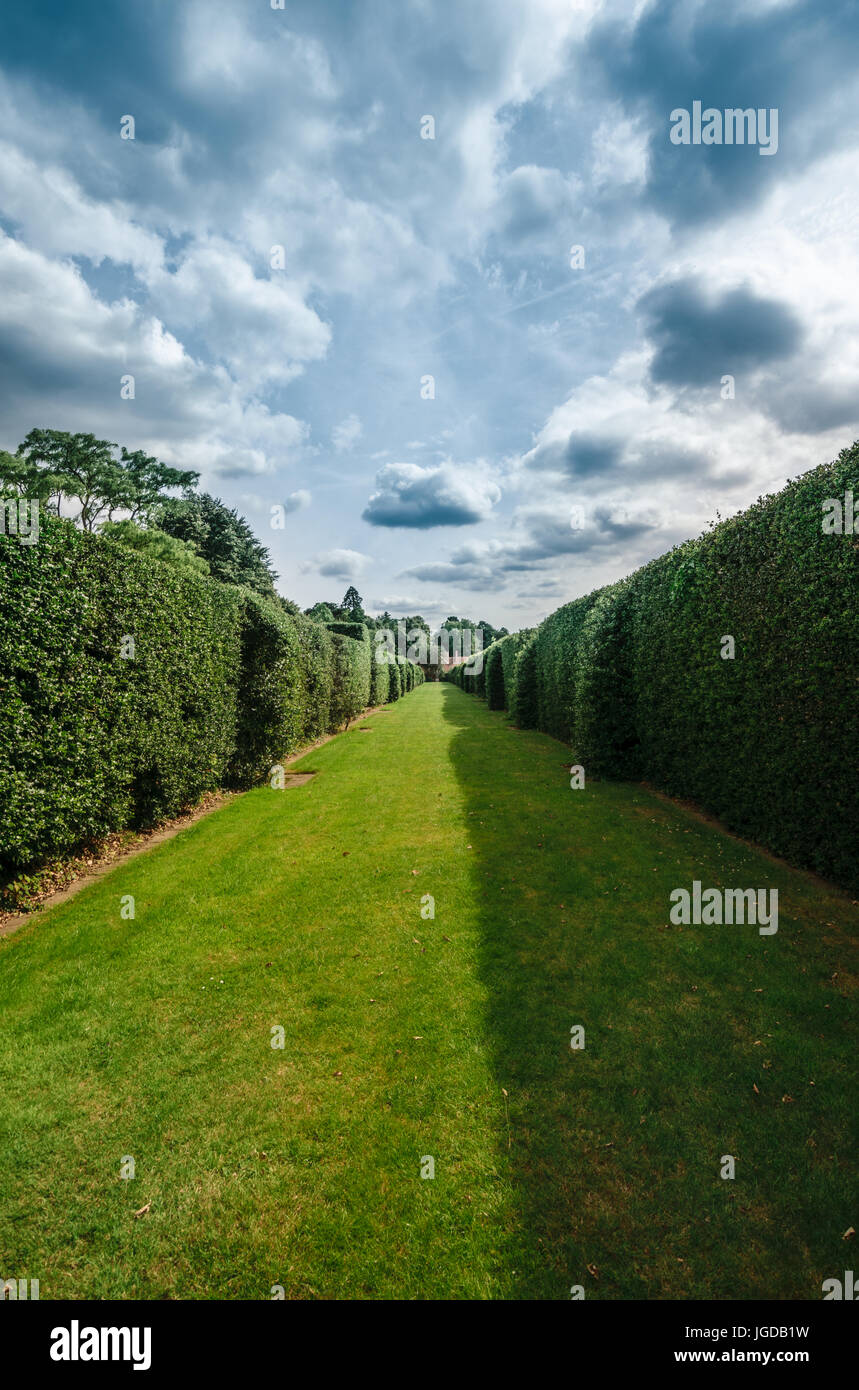 summer colors at West Garden, Hatfield House Park Stock Photo Alamy