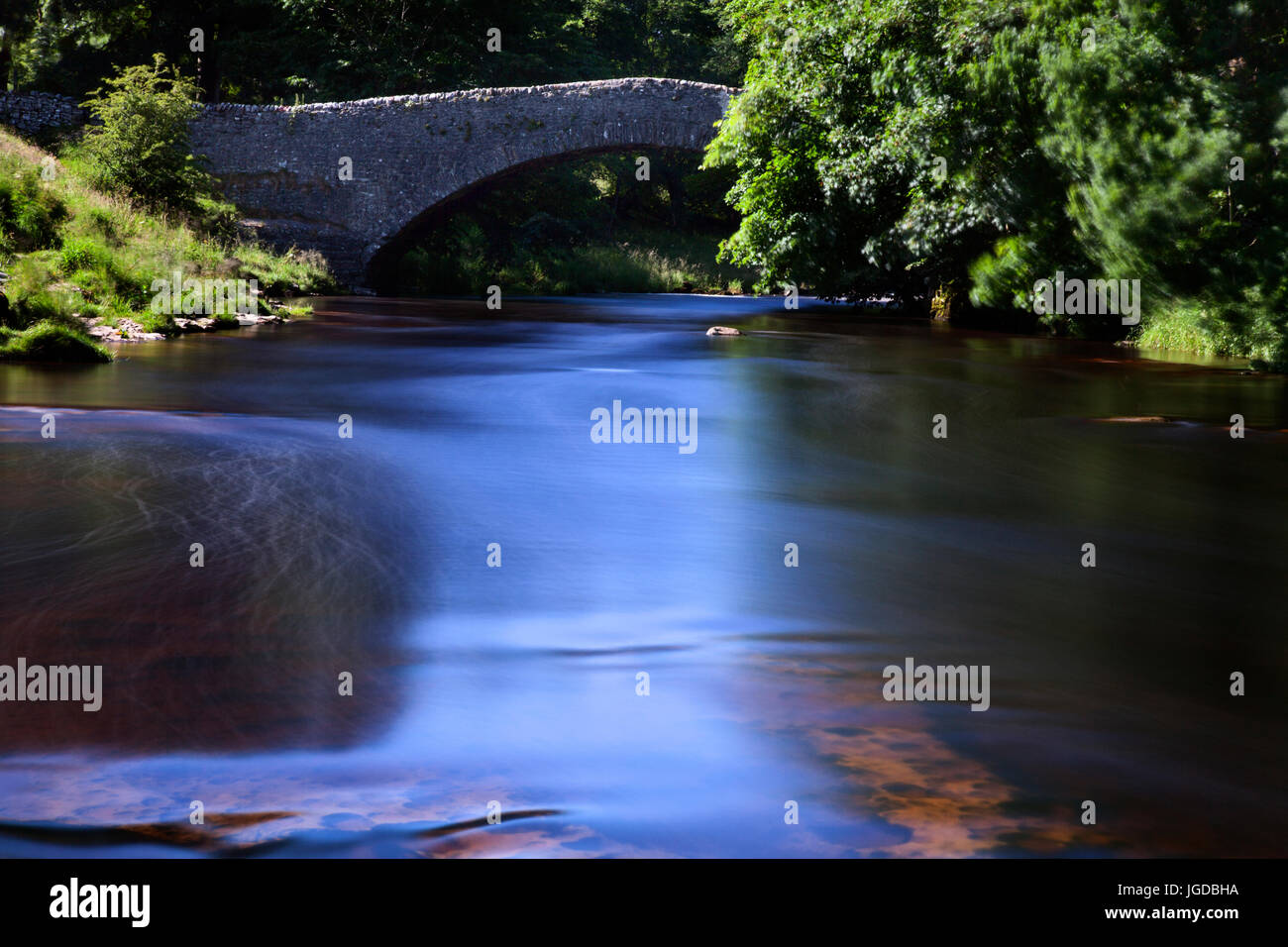 Stainforth Force Waterfalls and Bridge, near Settle, North Yorkshire