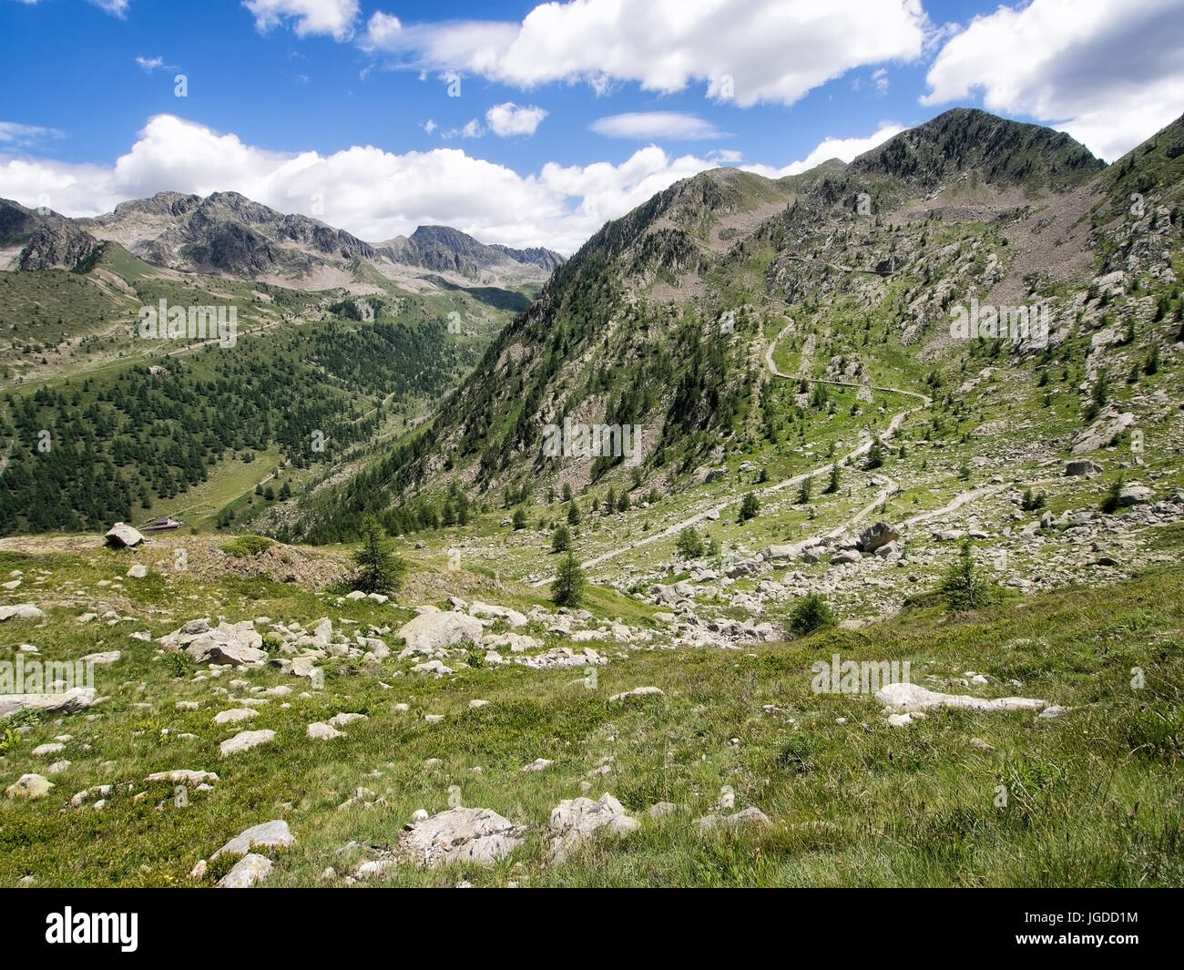 Blue alps italian mountain hi-res stock photography and images - Alamy