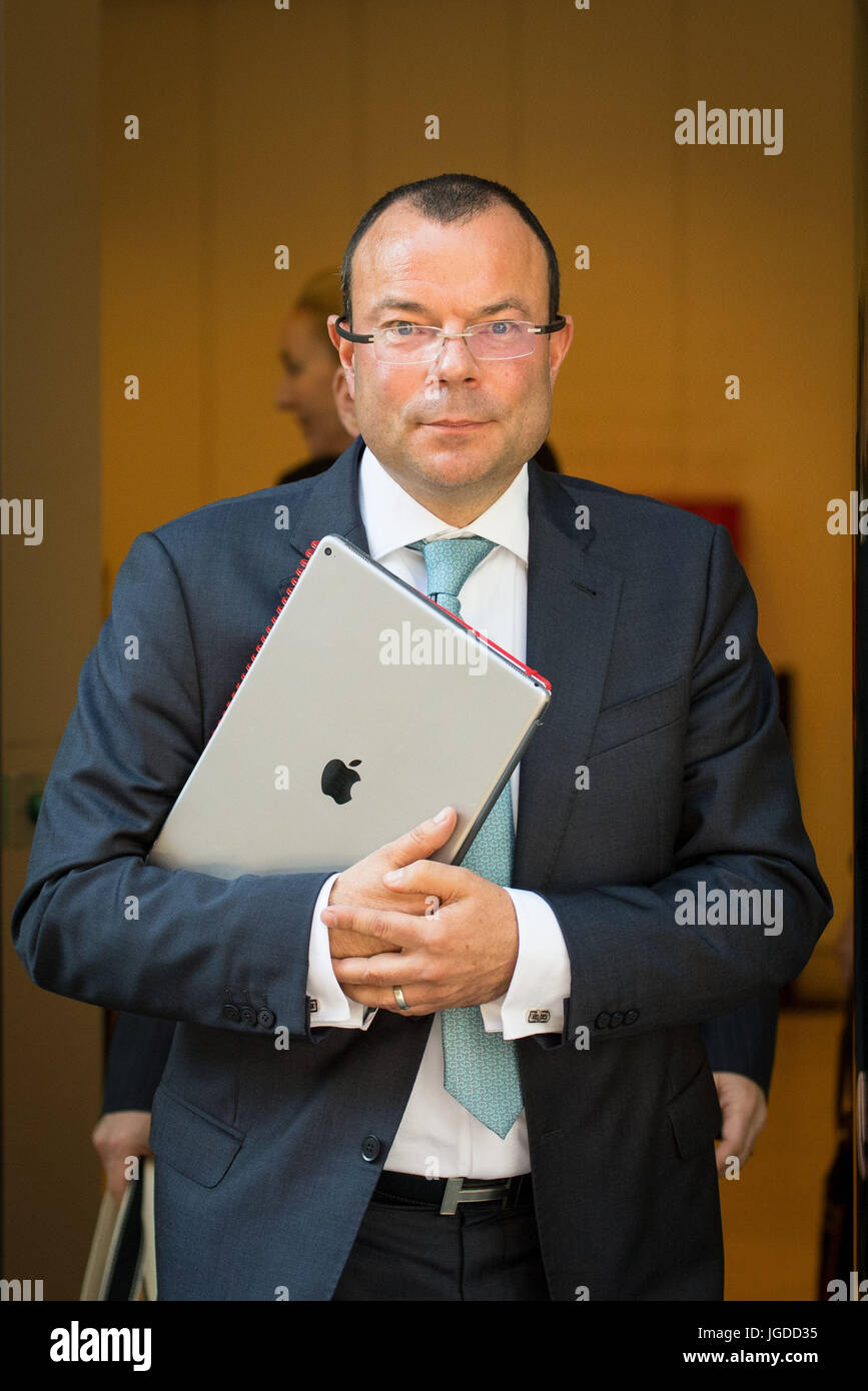 Investment banker Jeffrey Blue outside the High Court in London for the