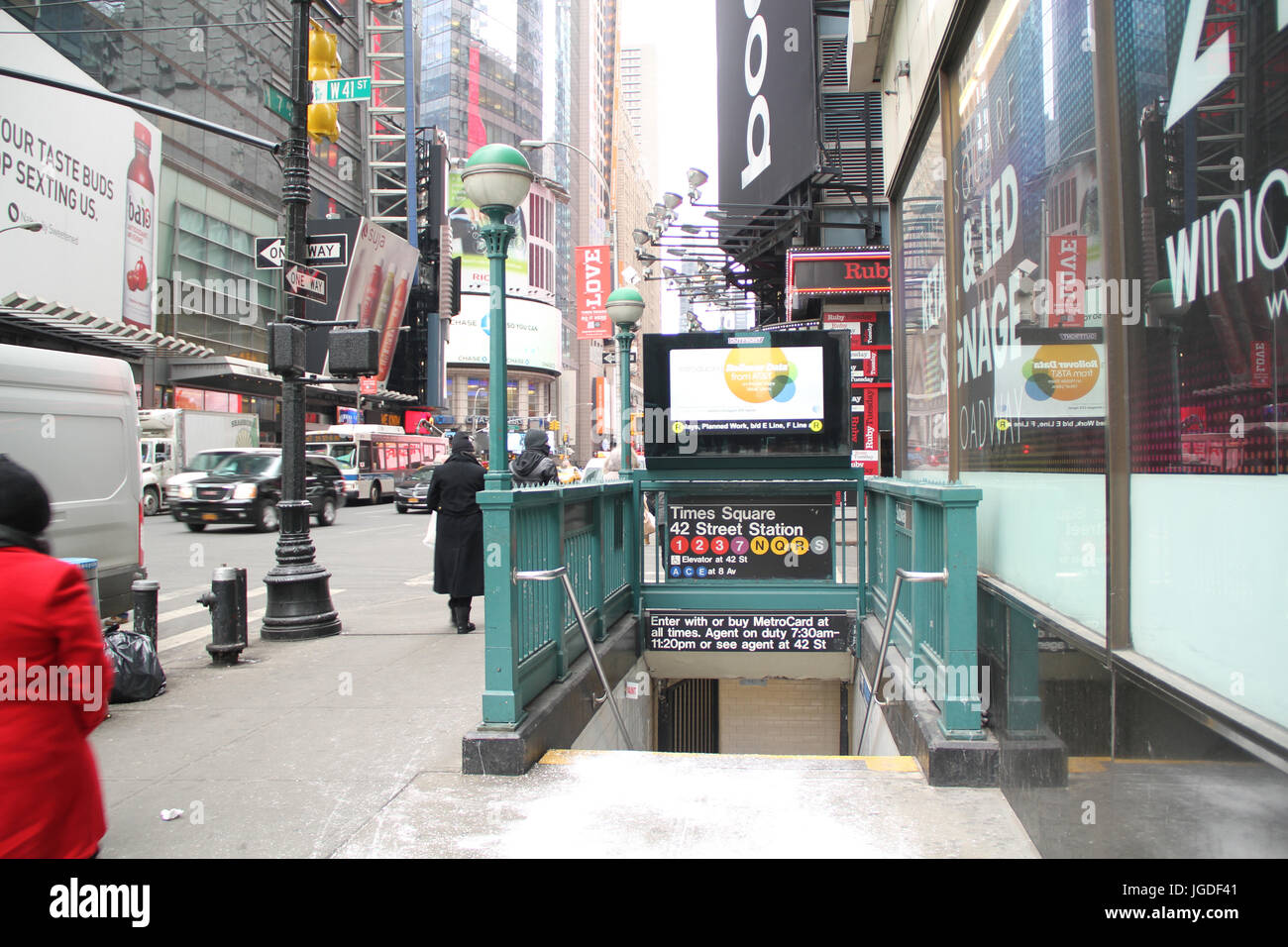 Times square 42 street subway station hires stock photography and images Alamy