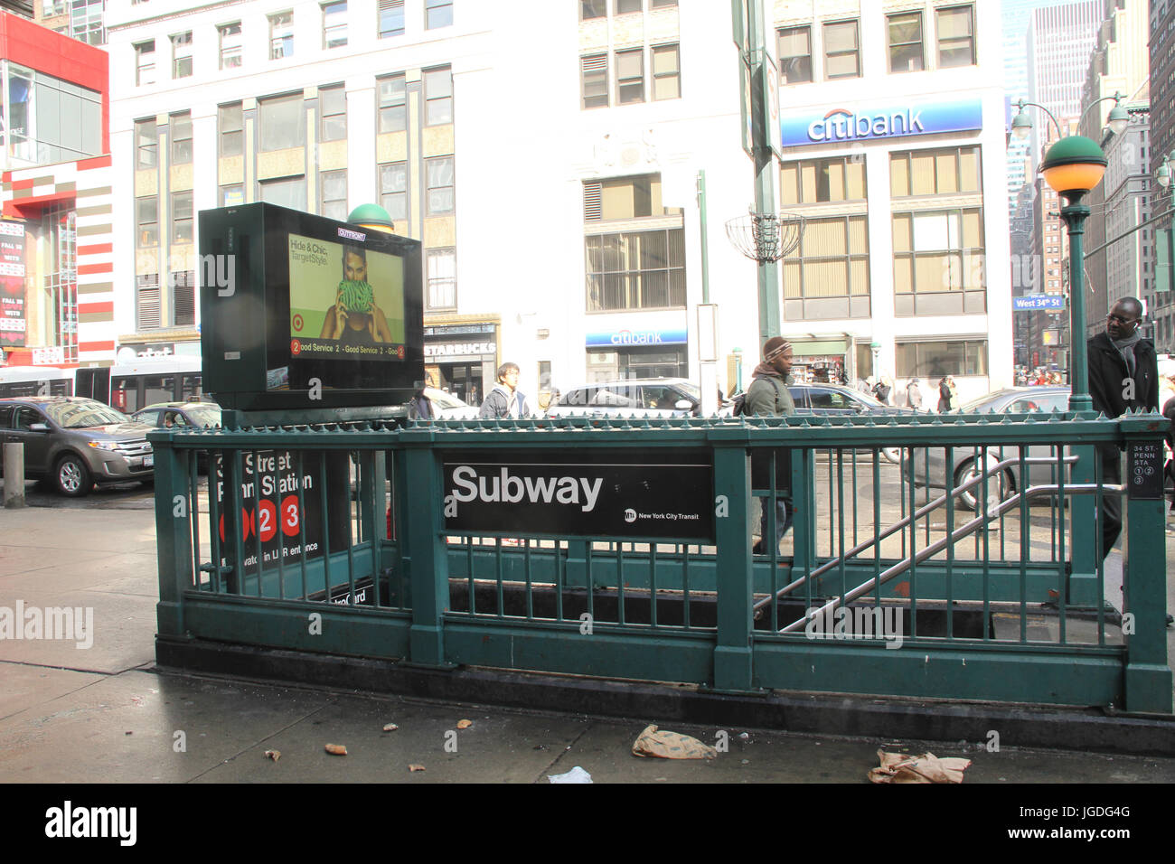 Penn station 7th avenue hires stock photography and images Alamy