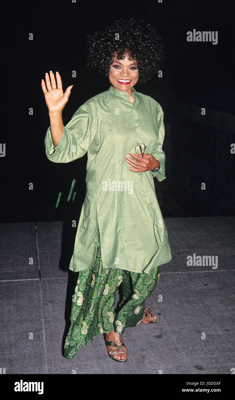 Eartha Kitt pictured at 'Experience the Divine' Bee Midler in concert at Radio City Music Hall in New York City on September 14, 1993.  © RTWM / MediaPunch Stock Photo