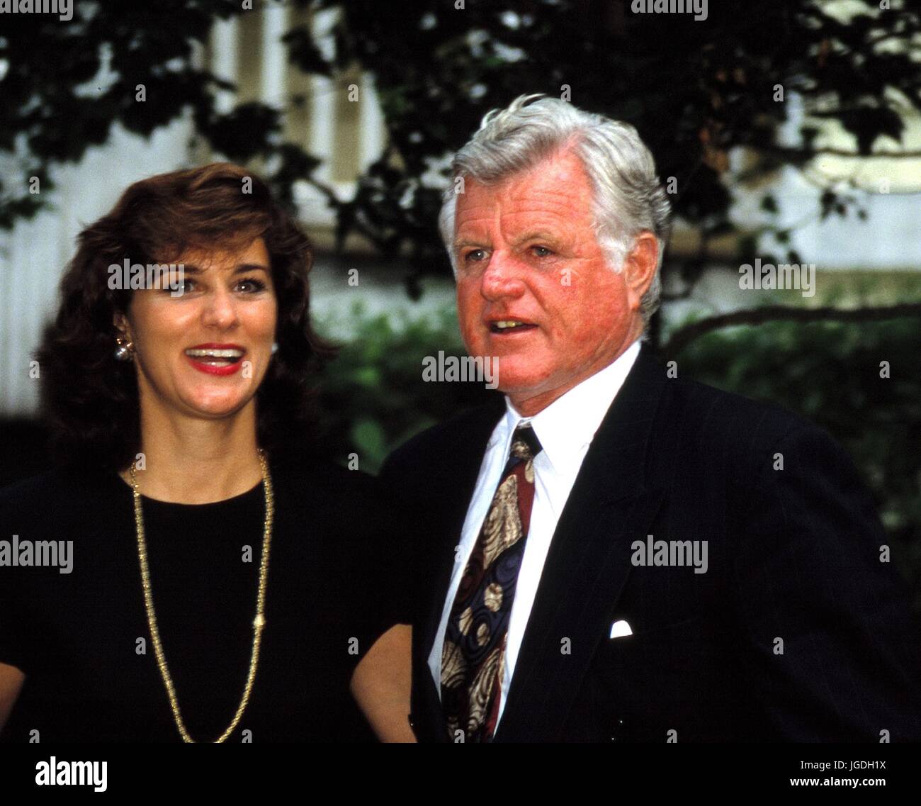 Ted kennedy and his wife hi-res stock photography and images - Alamy