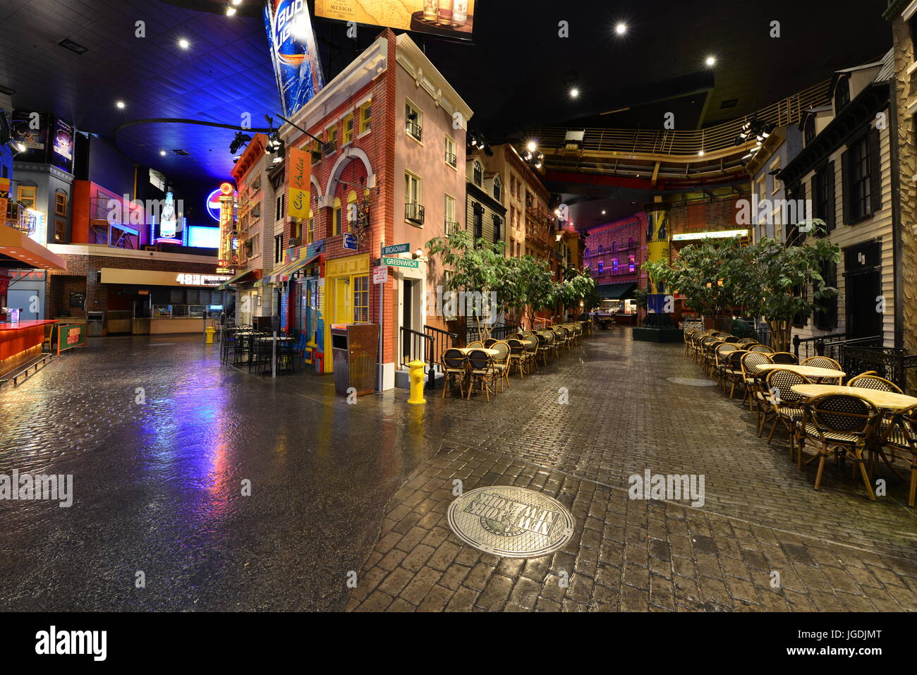 Inside the New York, New York hotel in Las Vegas Stock Photo - Alamy