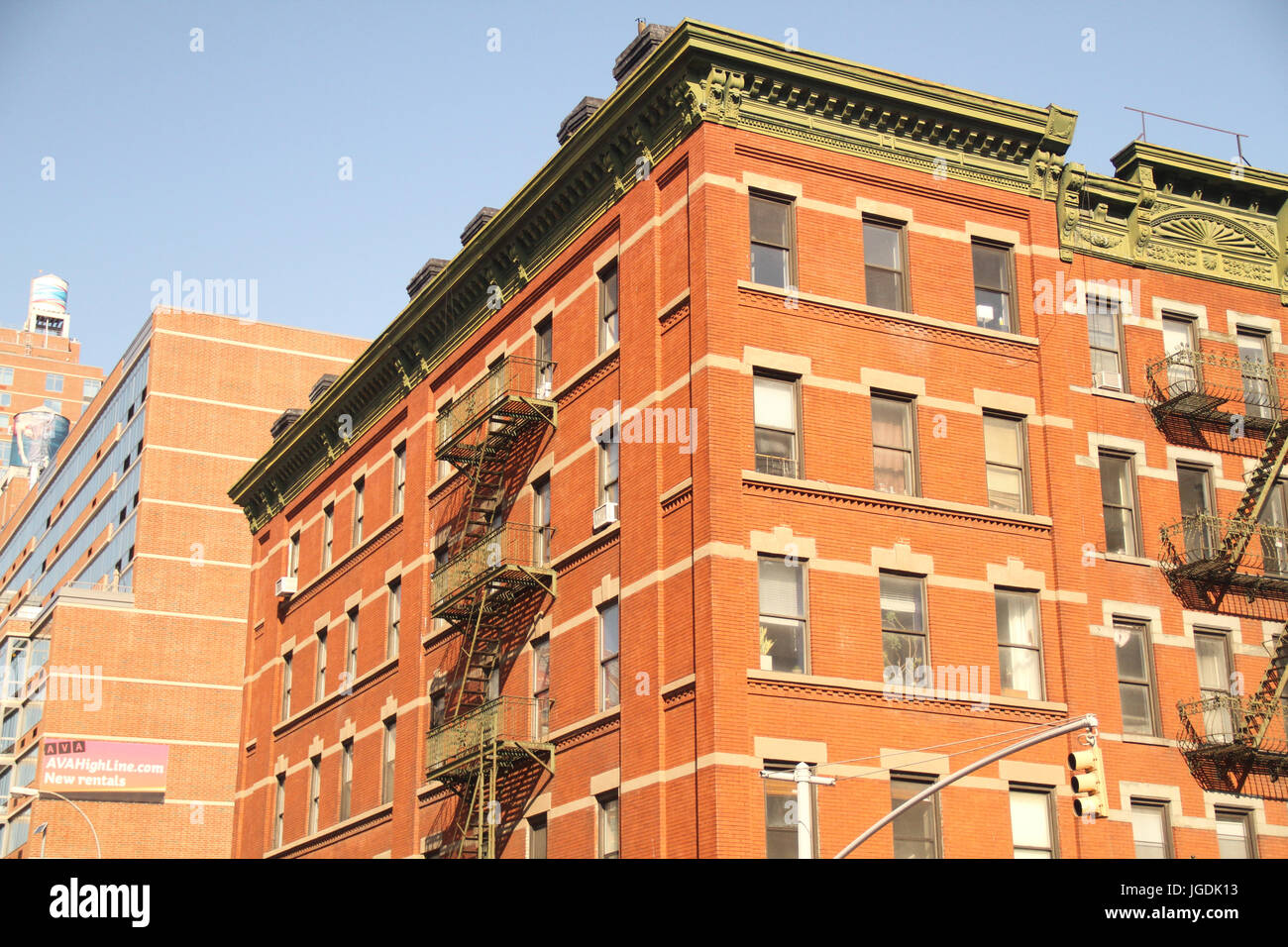 Building, Manhattan, New York, United States Stock Photo