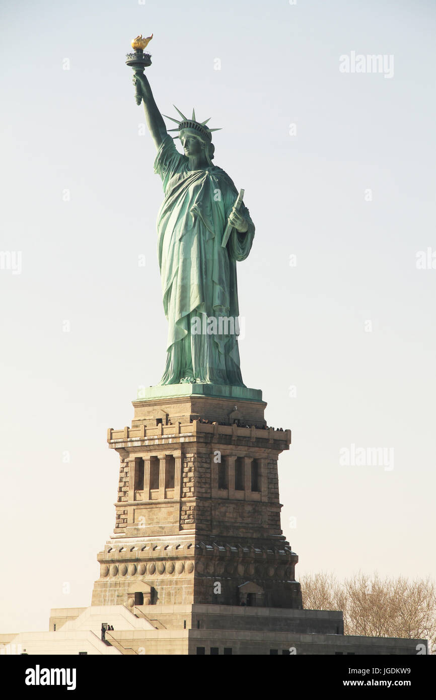 Statue of Liberty, Manhattan, New York City, United States Stock Photo