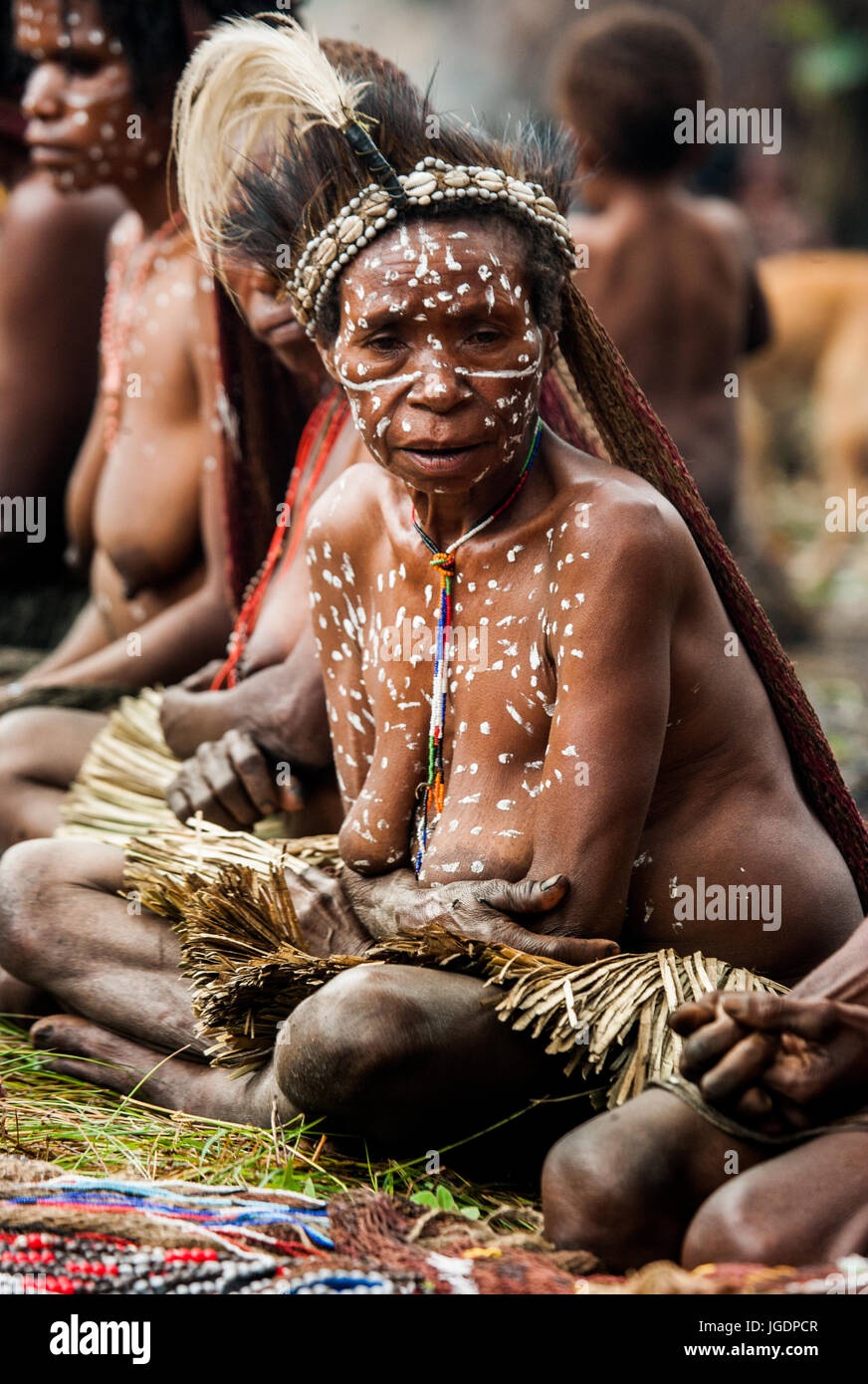 Dani tribe woman in village hi-res stock photography and images photo