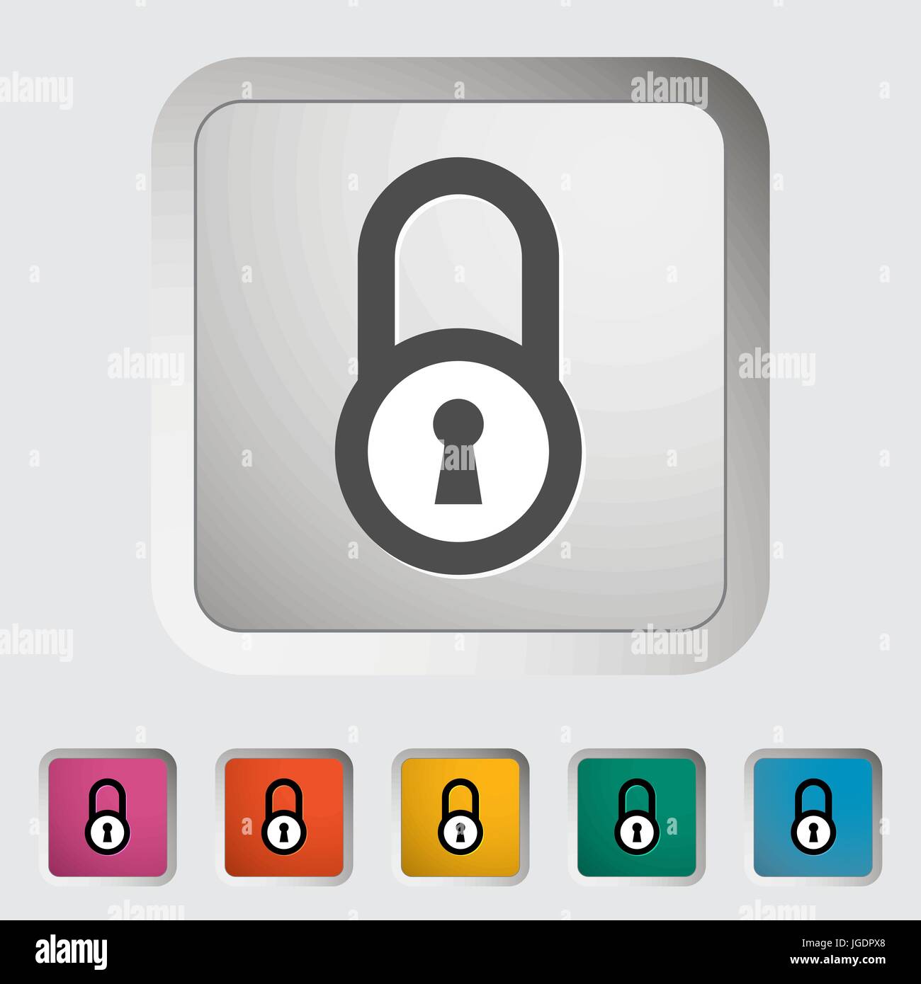 Padlock vector vectors hi-res stock photography and images - Alamy