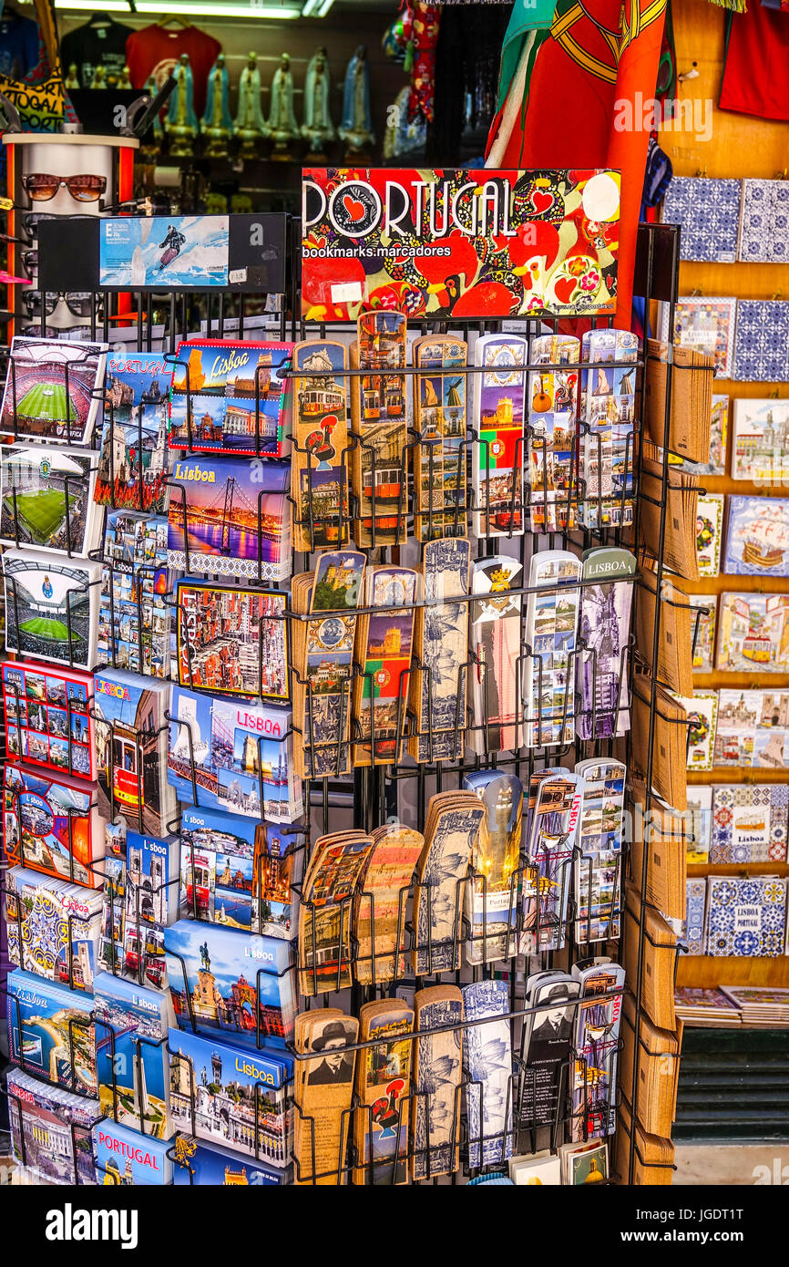 Souvenir shop in Lisbon - LISBON - PORTUGAL 2017 Stock Photo - Alamy