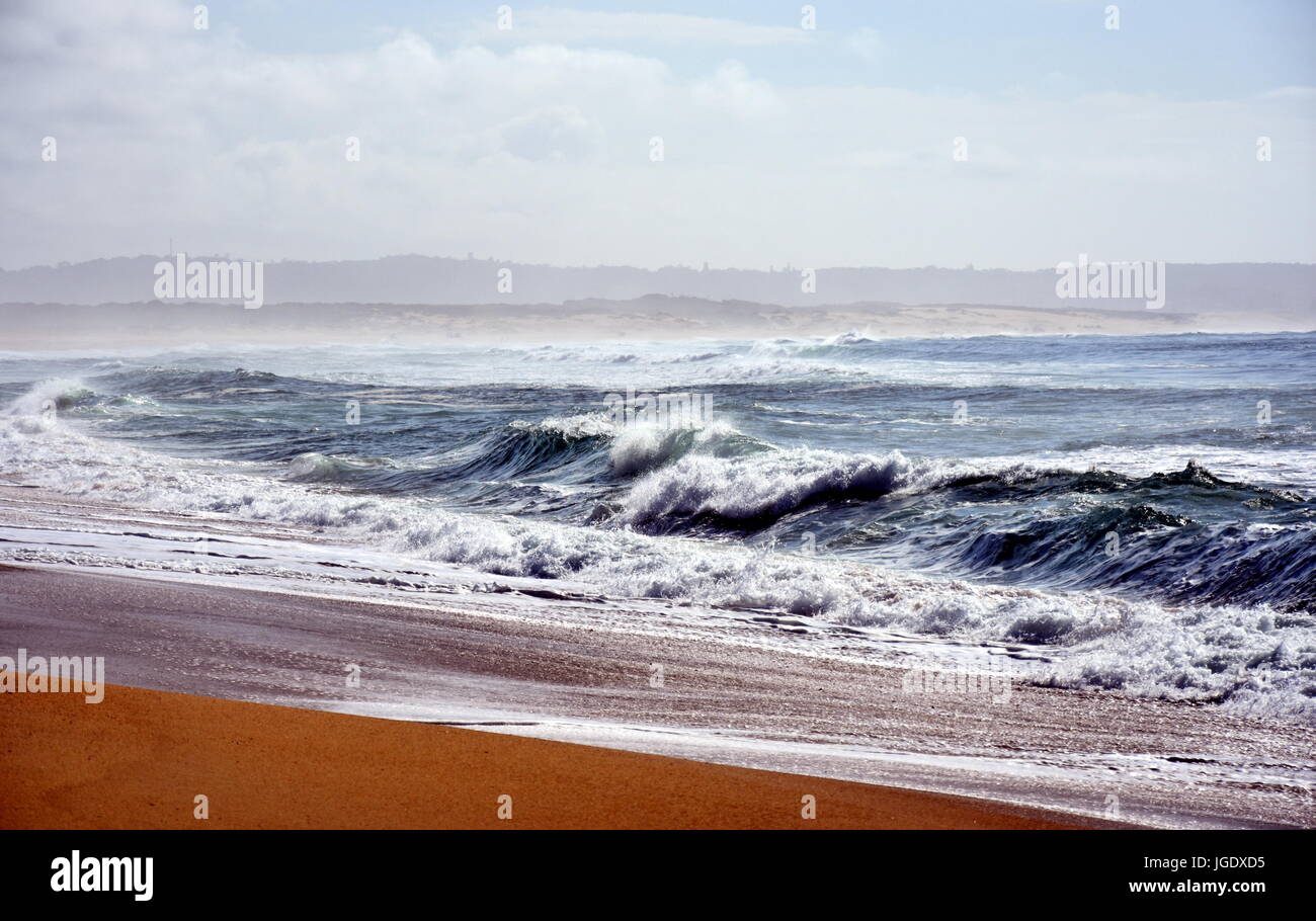 Wave and sand beach for background. Beautiful beach surface texture ...