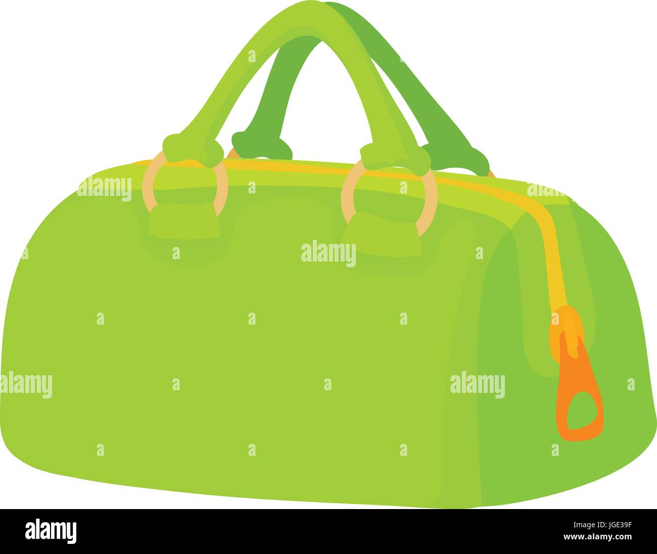 Green sports bag icon, cartoon style Stock Vector Image & Art Alamy
