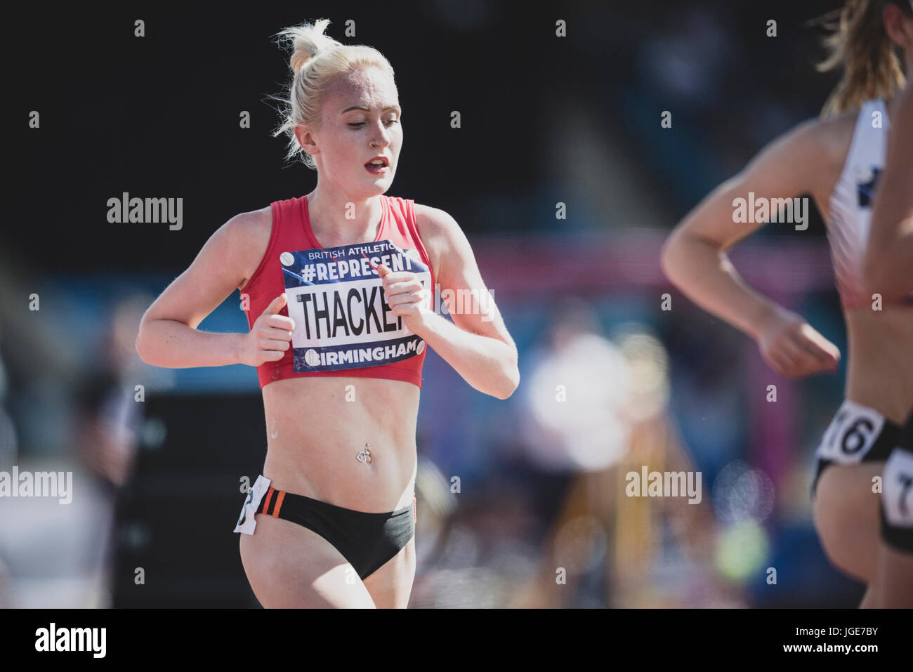 Call Thackery competes in the 5000m at the British Athletics Championships and World Trials at Birmingham, United Kingdom on 1-2 July 2017 Stock Photo