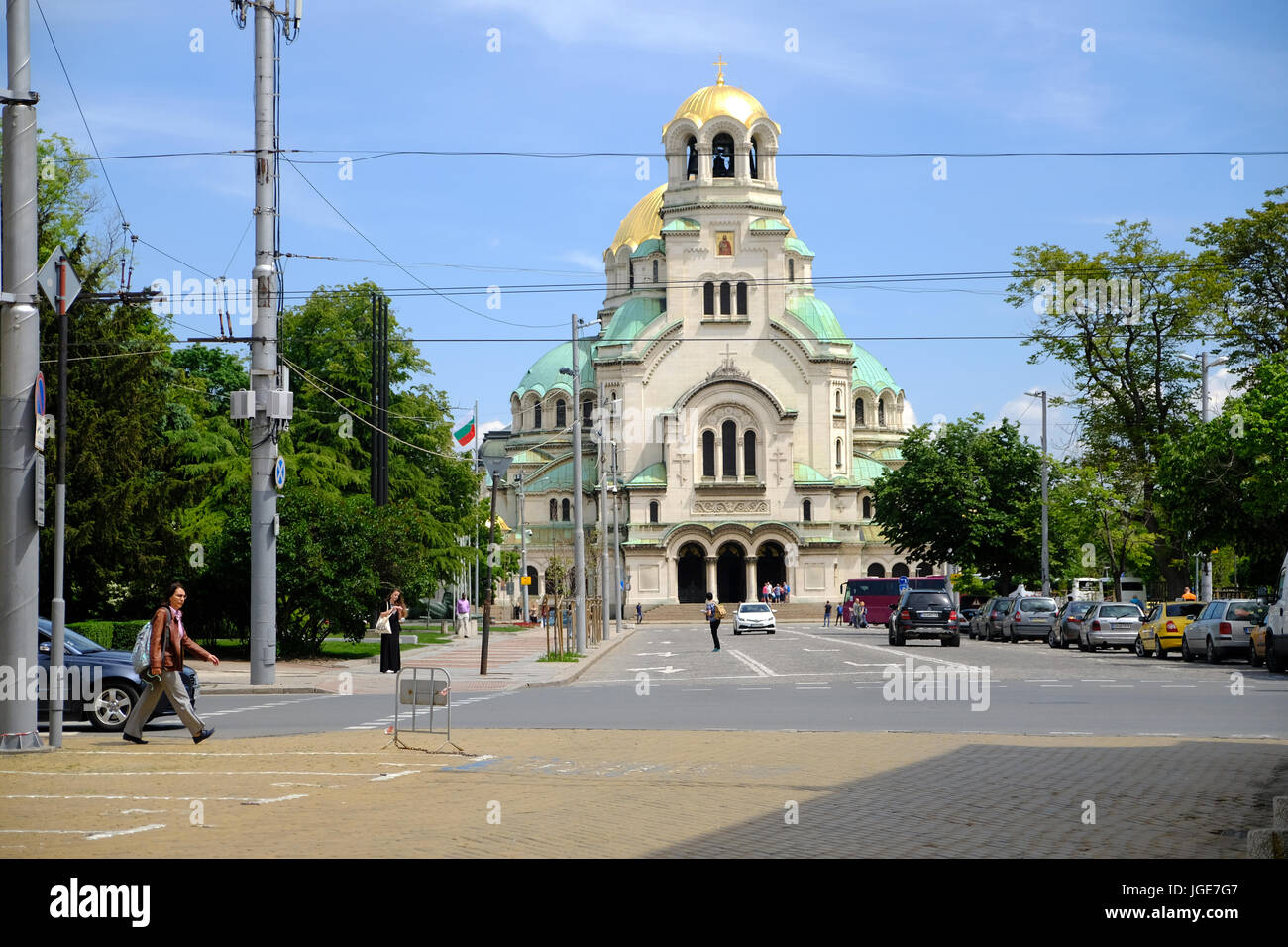 Aleksander Nevski Sofia Bulgaria Europe Stock Photo