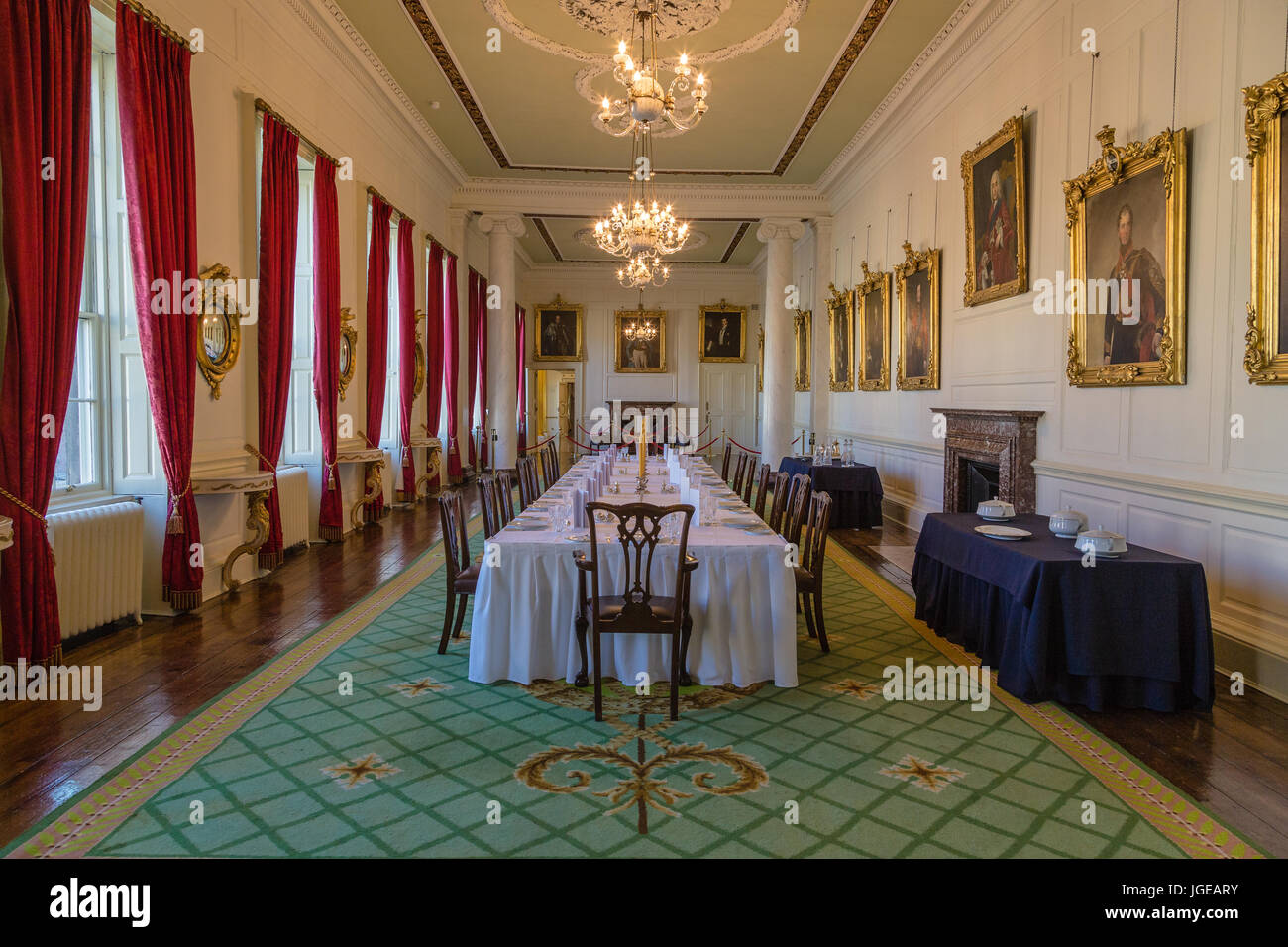 Dublin Castle,  interior Stock Photo