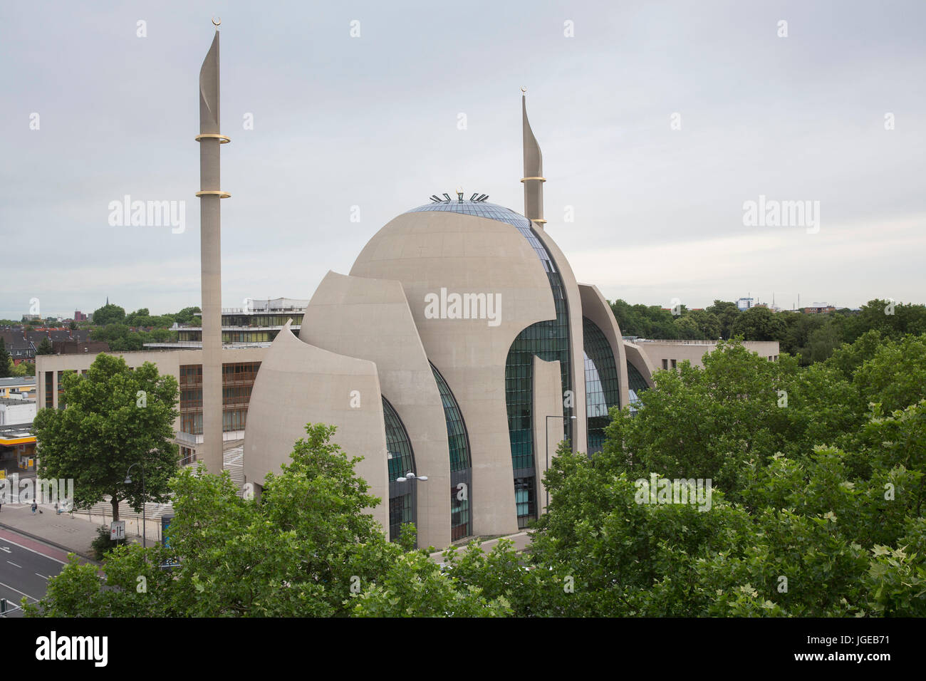DITIB Mosque in Cologne Stock Photo