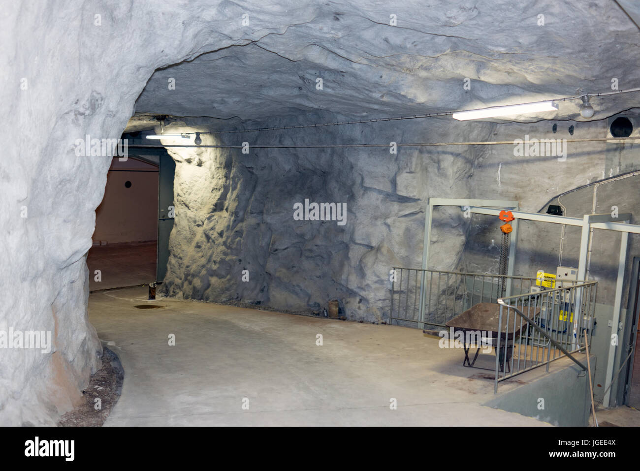 Katrineholm, SwedenJune 6, 2017 the Green hill Nuclear bomb/fallout