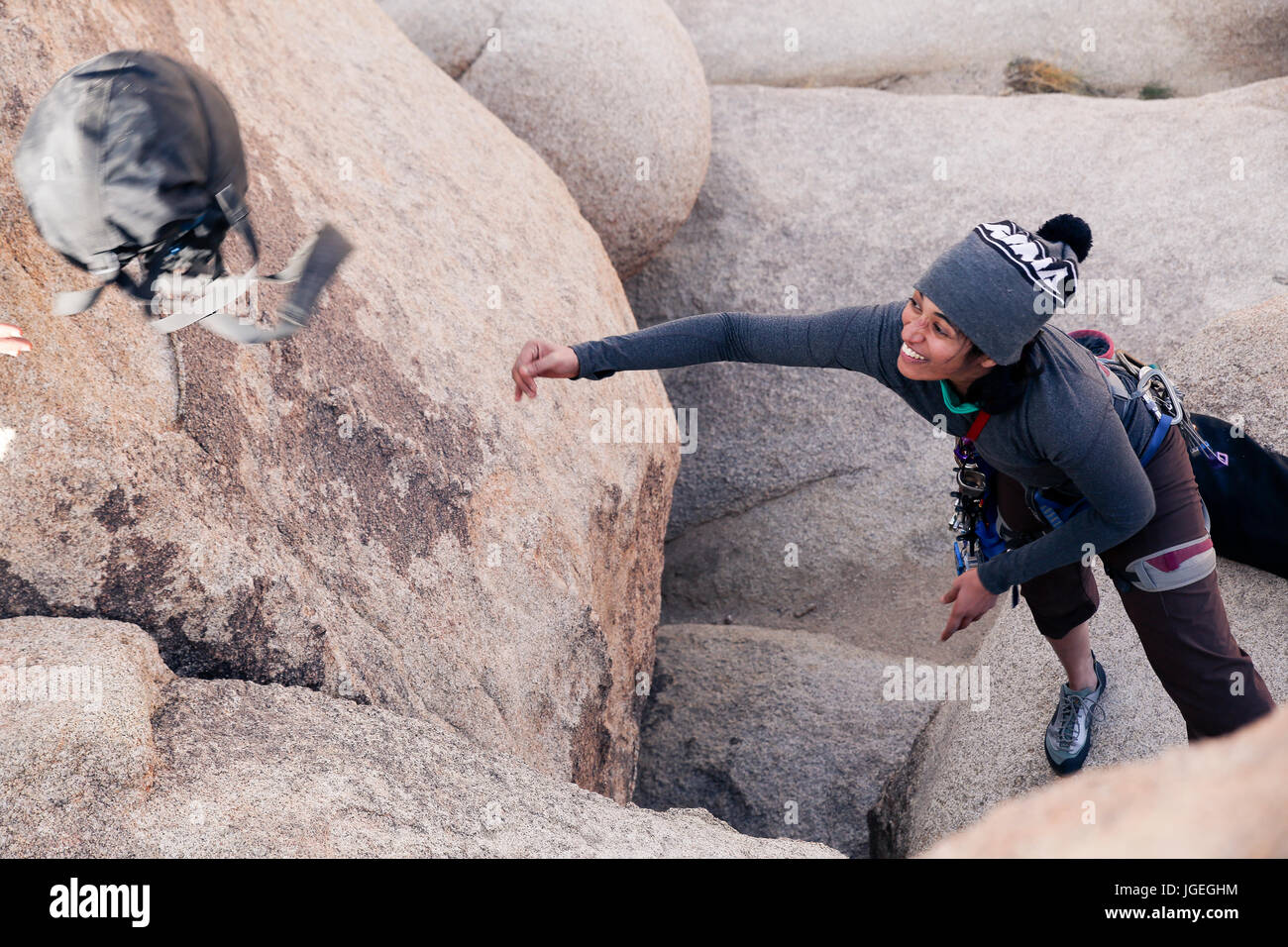 Asian rock climbing hi-res stock photography and images - Alamy