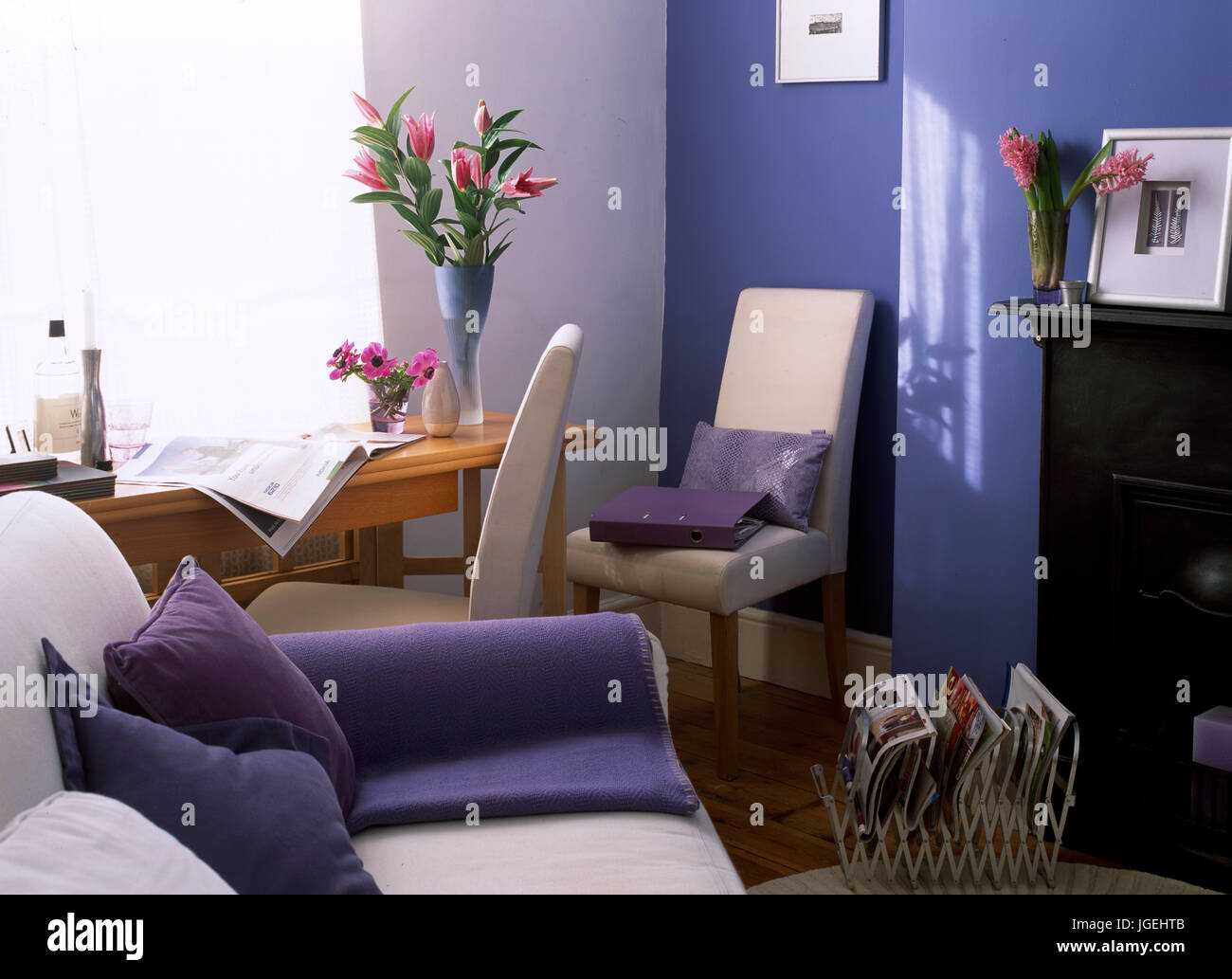 Open-plan living dining room Stock Photo