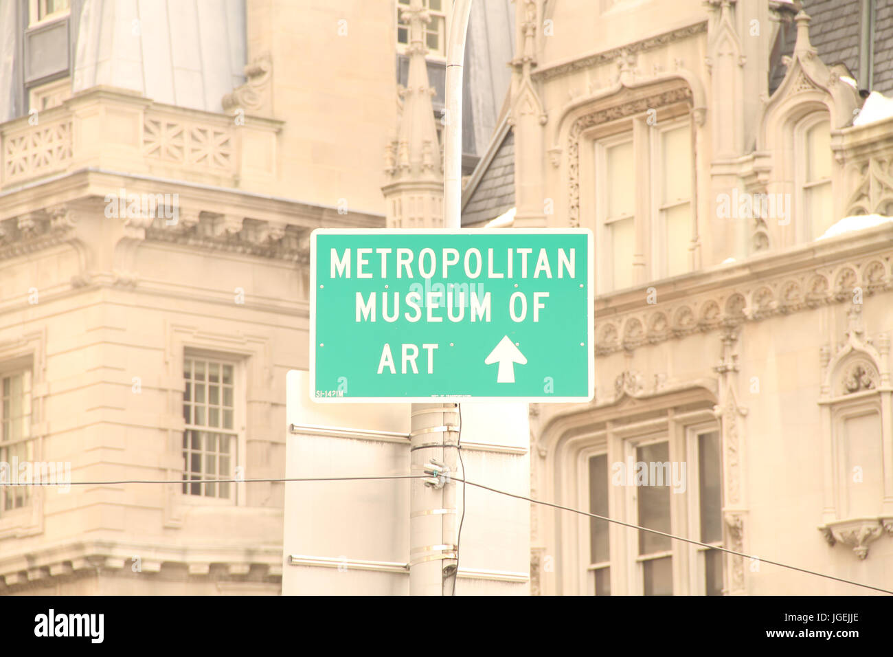 Metropolitan Museum of Art, Central Park, New York, United States Stock