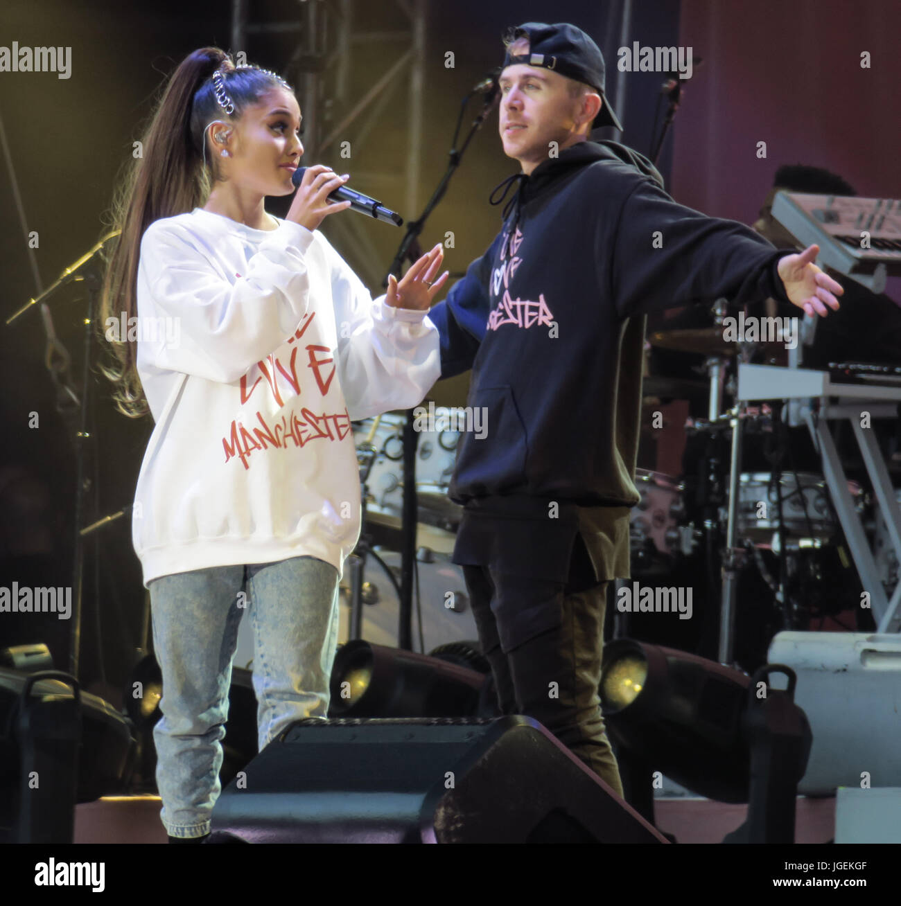 One Love Manchester Concert Performers Join Ariana Grande At Old one-love-manchester-concert-performers-join-ariana-grande-at-old