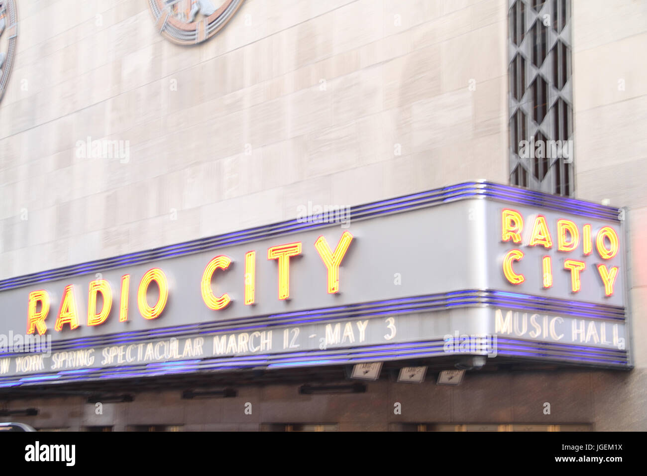 Radio City Music Hall, W 50th street, Times Square, New York, United ...