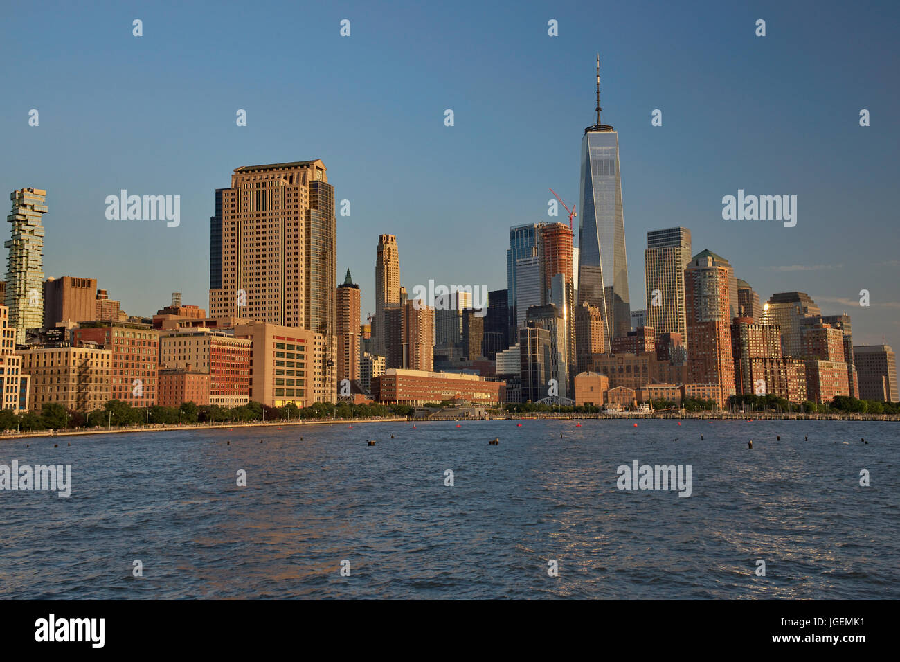 World Trade Center by Hudson River Stock Photo - Alamy