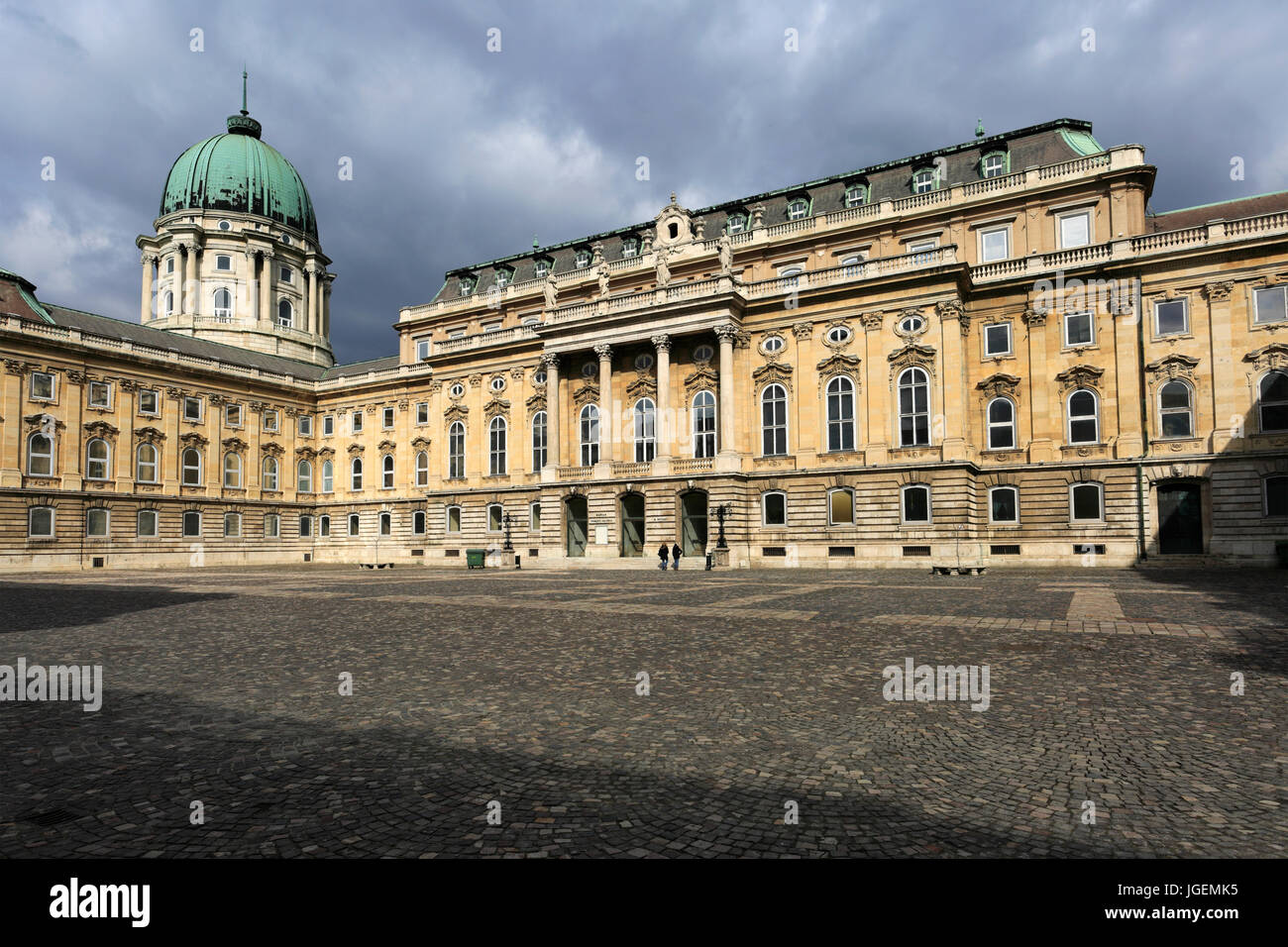 The National Szechenyi Library building, Castle Hill, Buda Palace