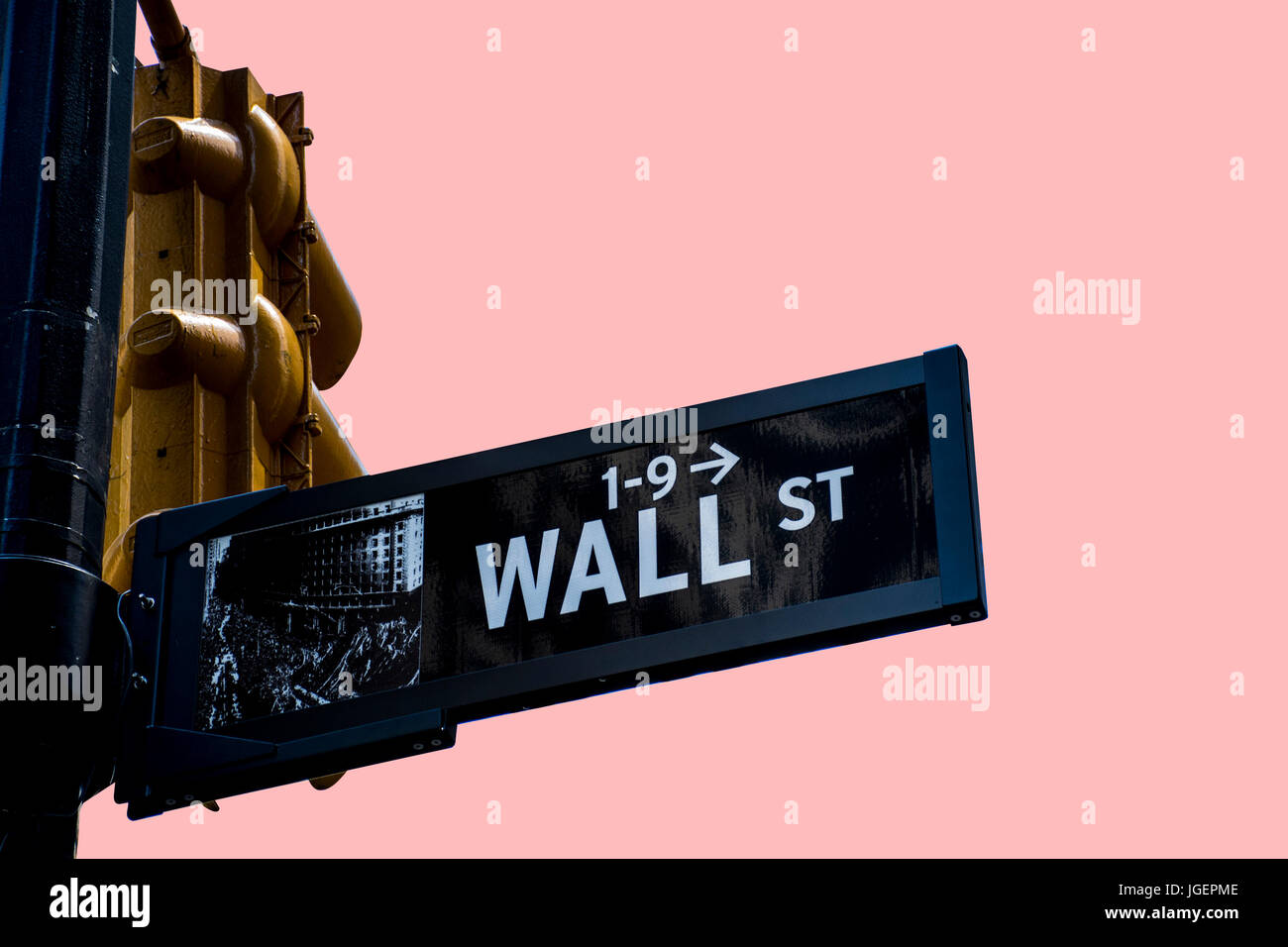 Panorama wall street new york hi-res stock photography and images - Alamy
