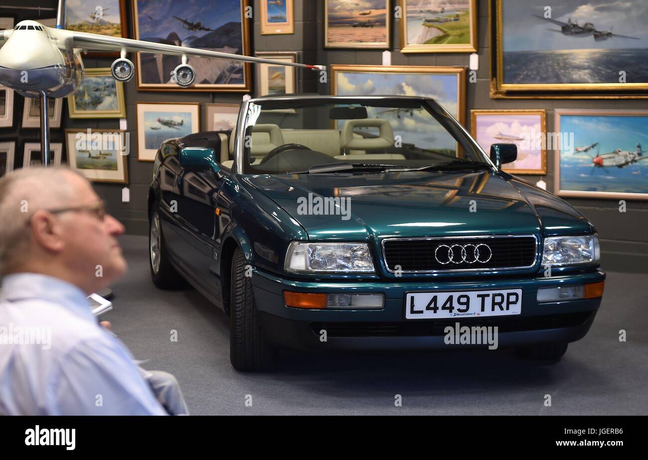 The dark green convertible Audi used by Diana, Princess of Wales, is