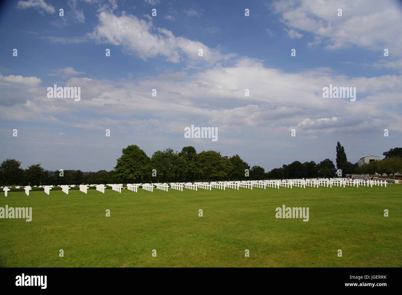 Cambridge American Cemetery and memorial, UK Stock Photo