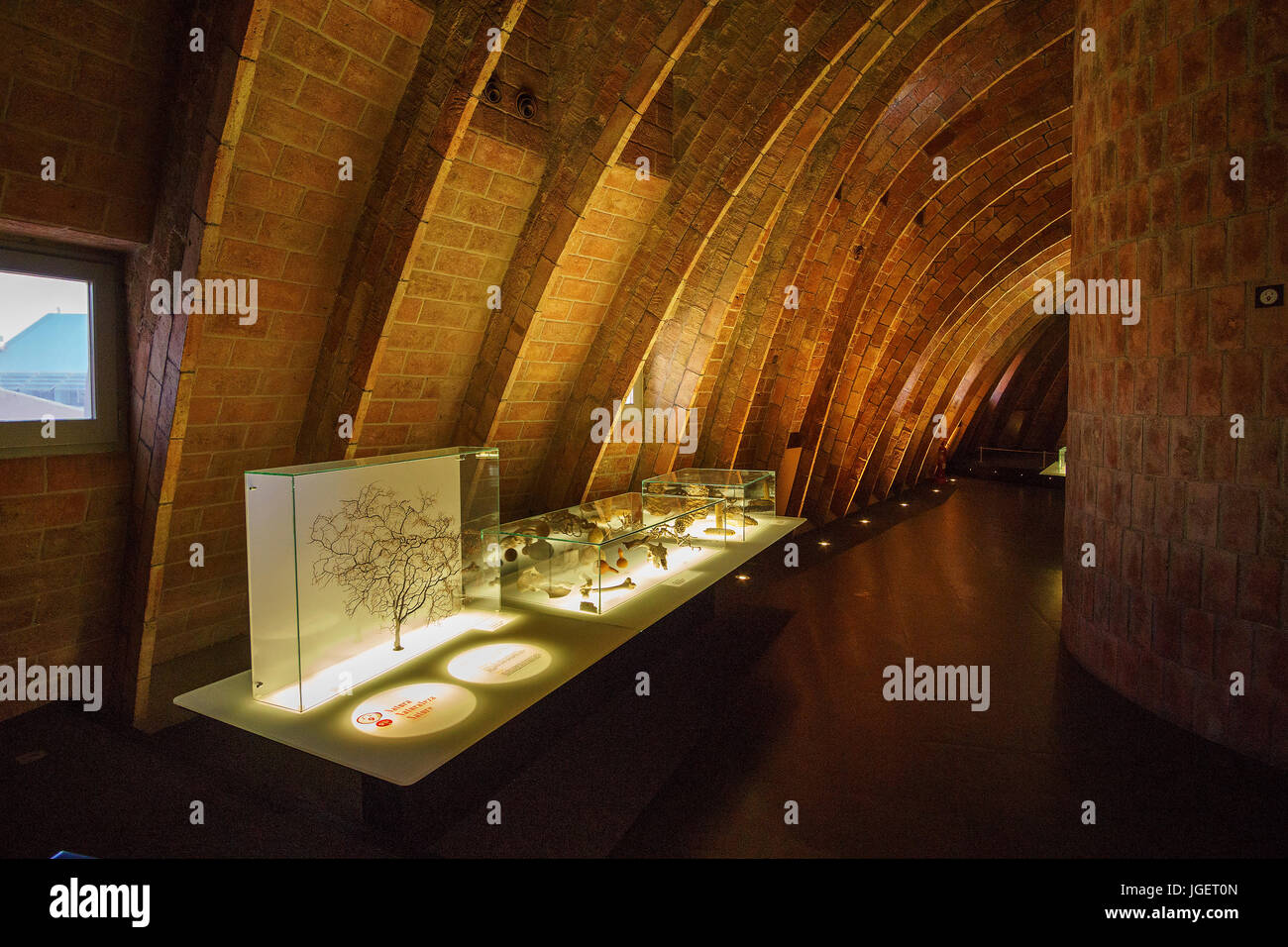 Interior in La Pedrera. Its a modernist building in Barcelona ...