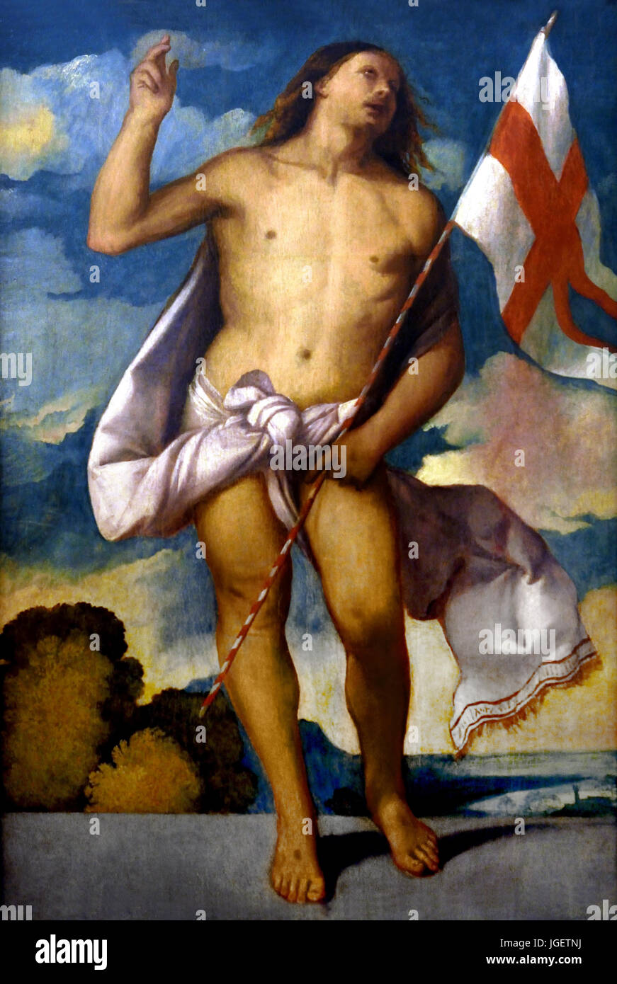 The Resurrection of Christ 1510 Tiziano Vecellio 1485-1576 Italian Italy Stock Photo