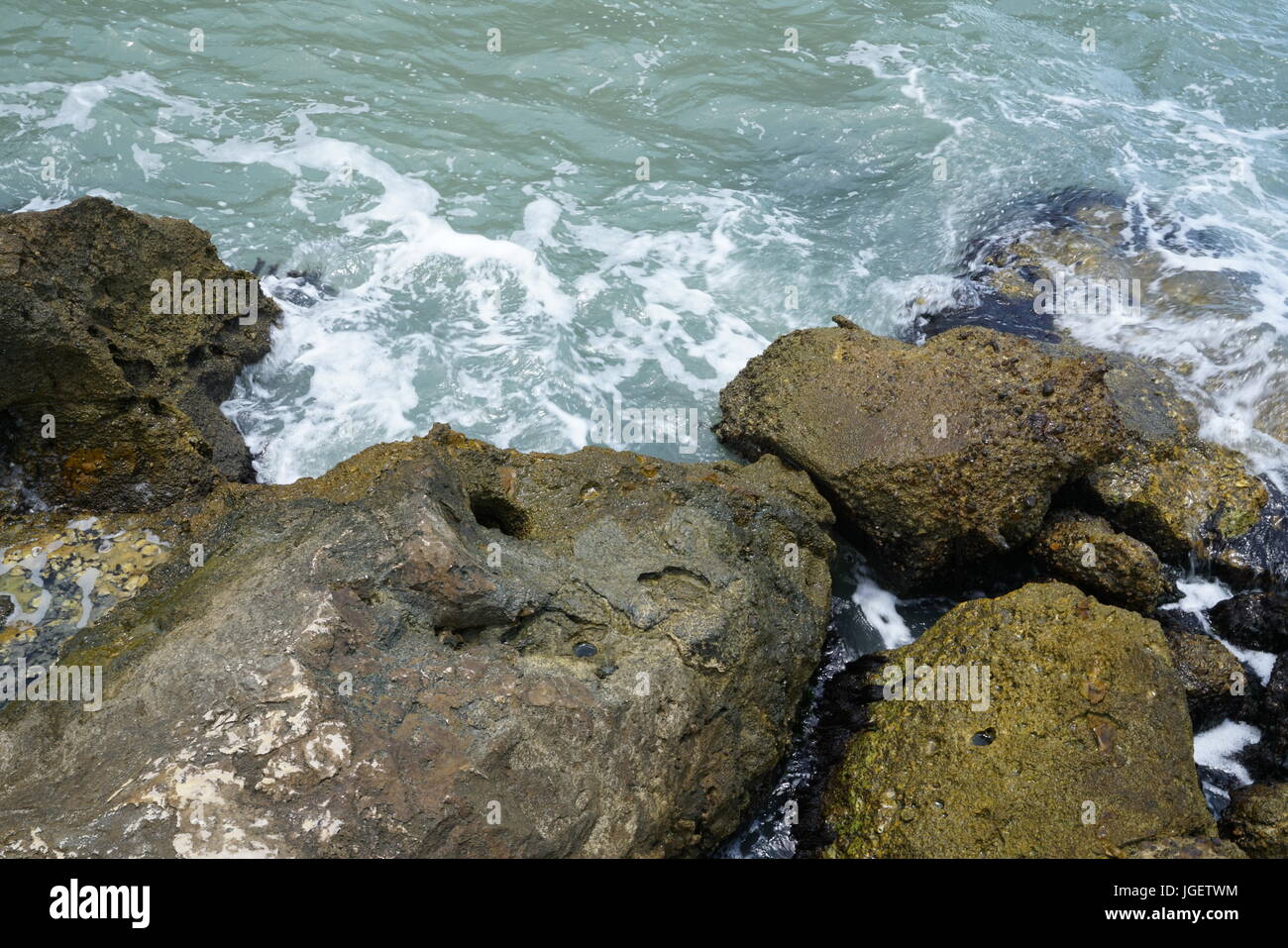 Rocks and the sea Stock Photo