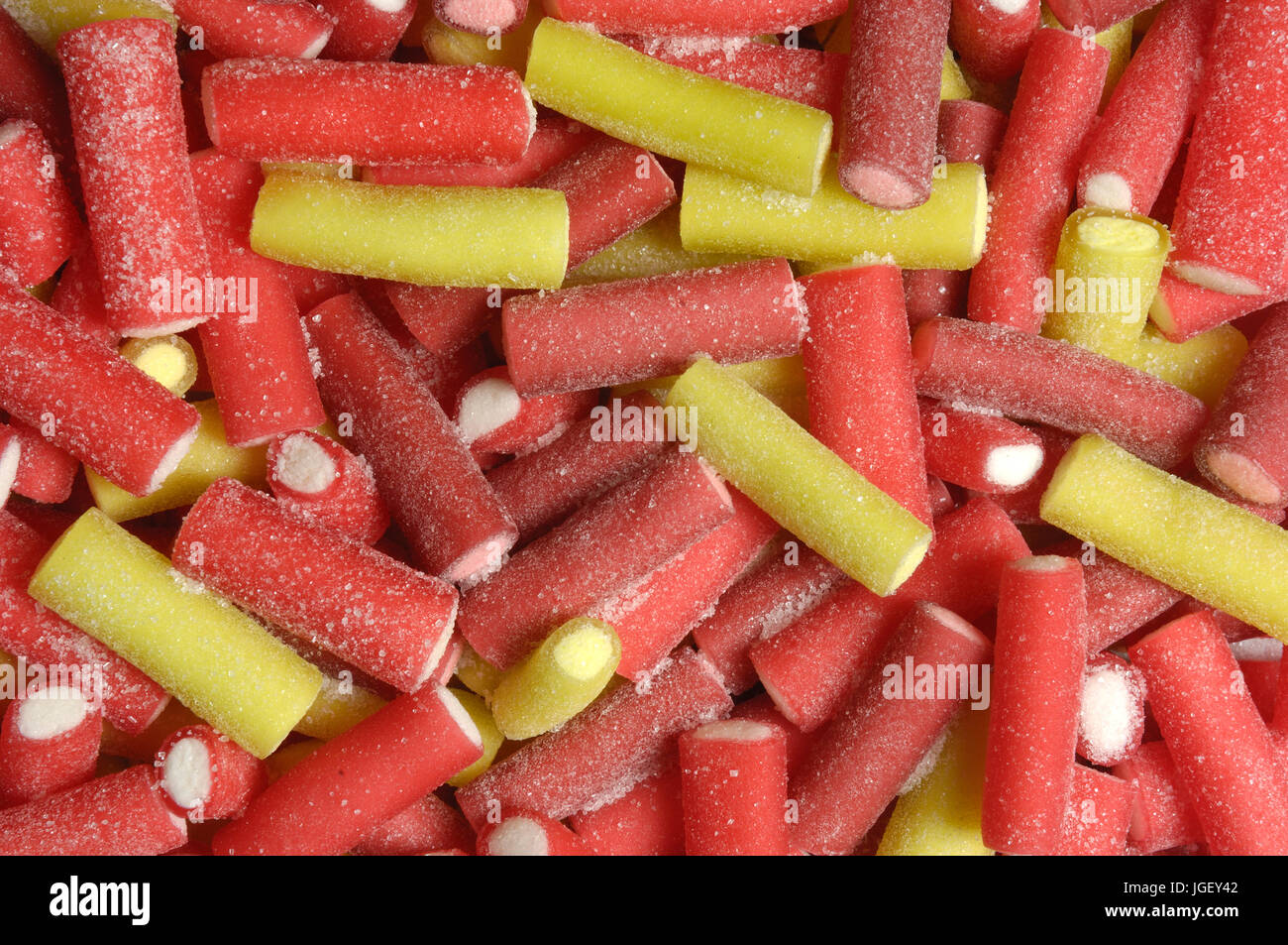 jelly licorice candy stick red and yellow color Stock Photo Alamy