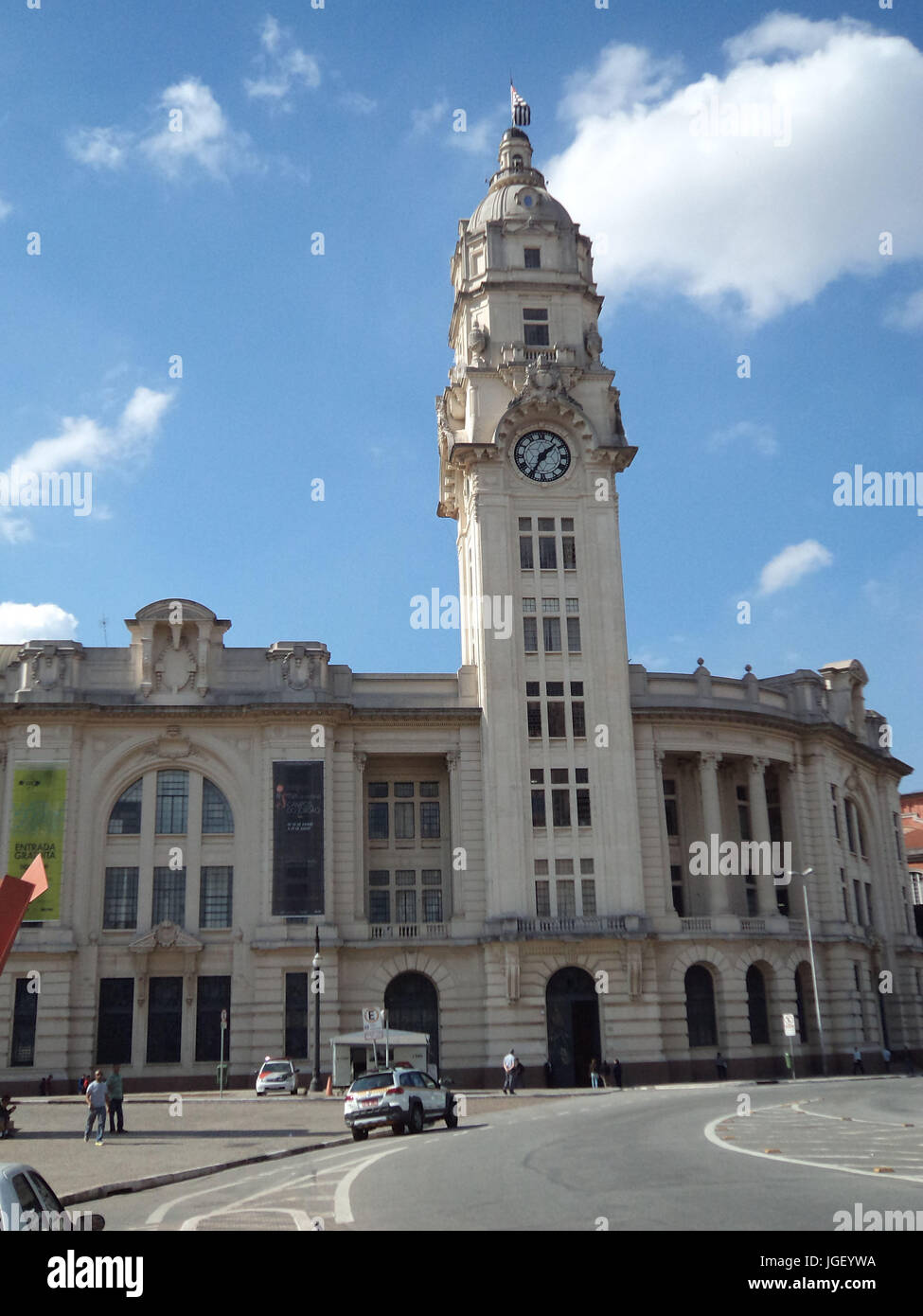 Julio Prestes Station, Sala São Paulo, 2011, Capital Center, São Paulo, Brazil. Stock Photo