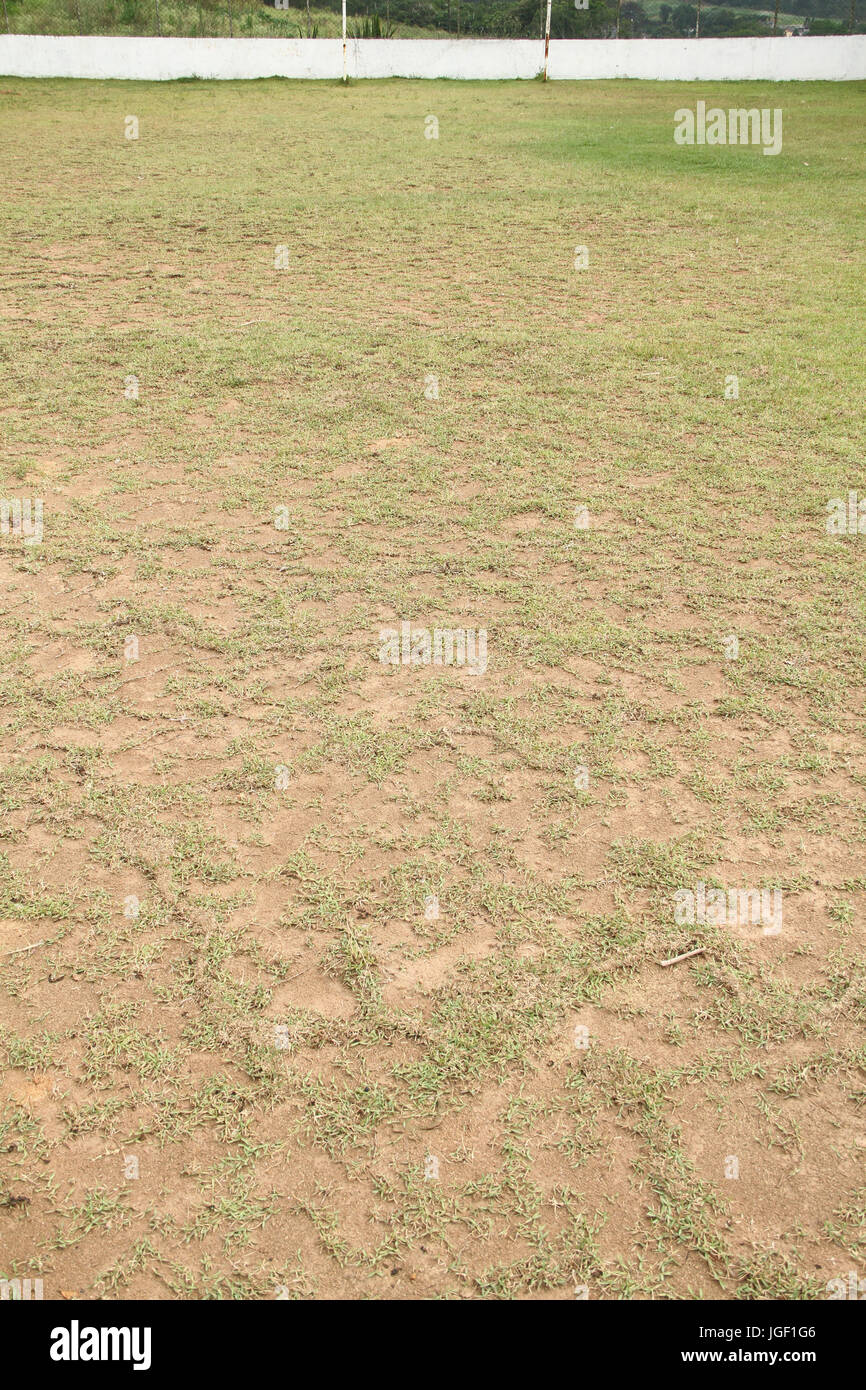 Soccer field, suburbs, 2014, Capital, São Paulo, Brazil. Stock Photo