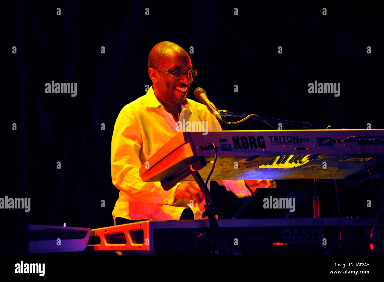 Herbie Hancock's The Imagine Project promotional concert in Warszawa, Poland Stock Photo Alamy