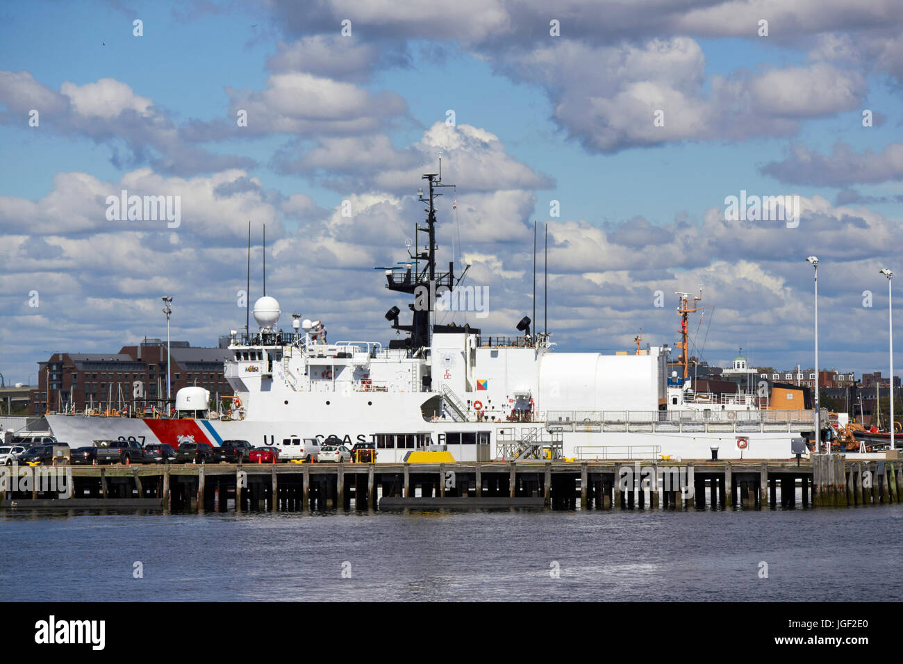 US coastguard station Boston USA Stock Photo